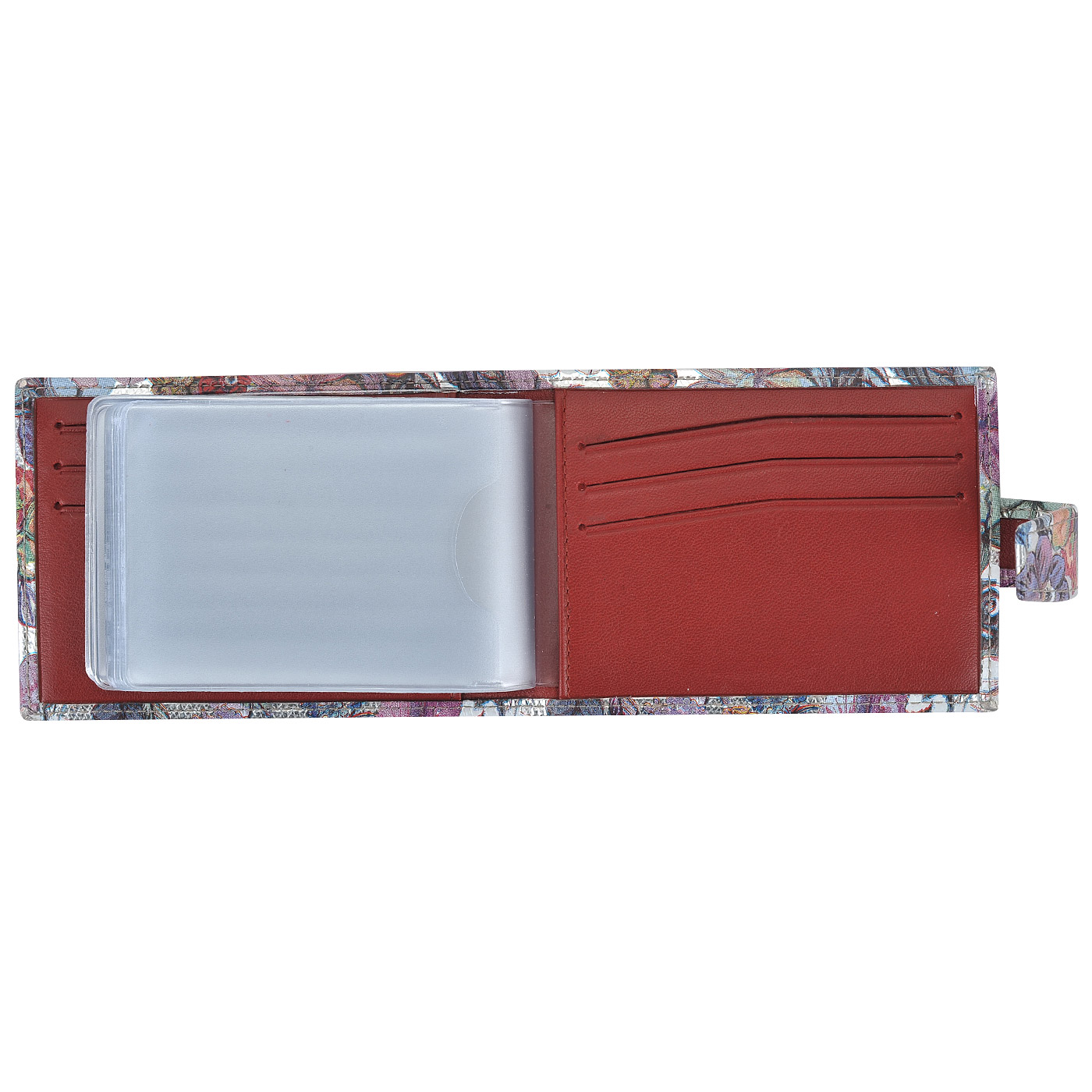 Кожаная визитница Aurelli Luna fiore