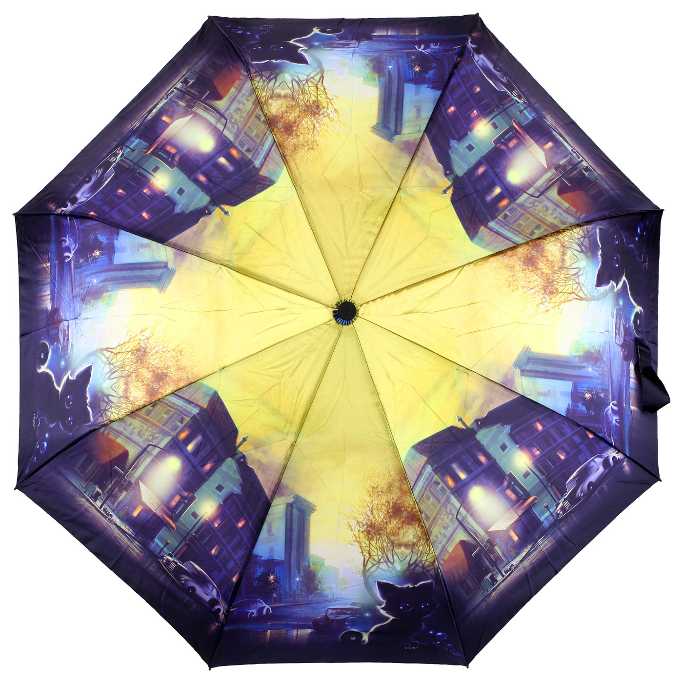 Складной зонт с принтом Uteki 