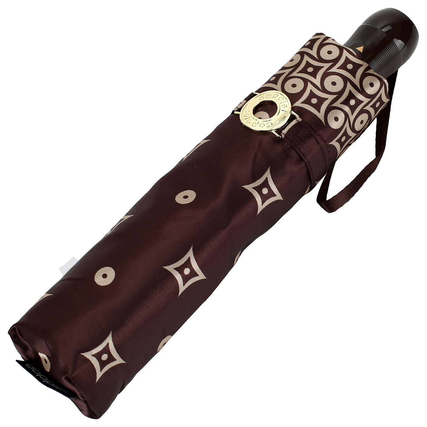 Коричневый женский зонт Doppler Dual