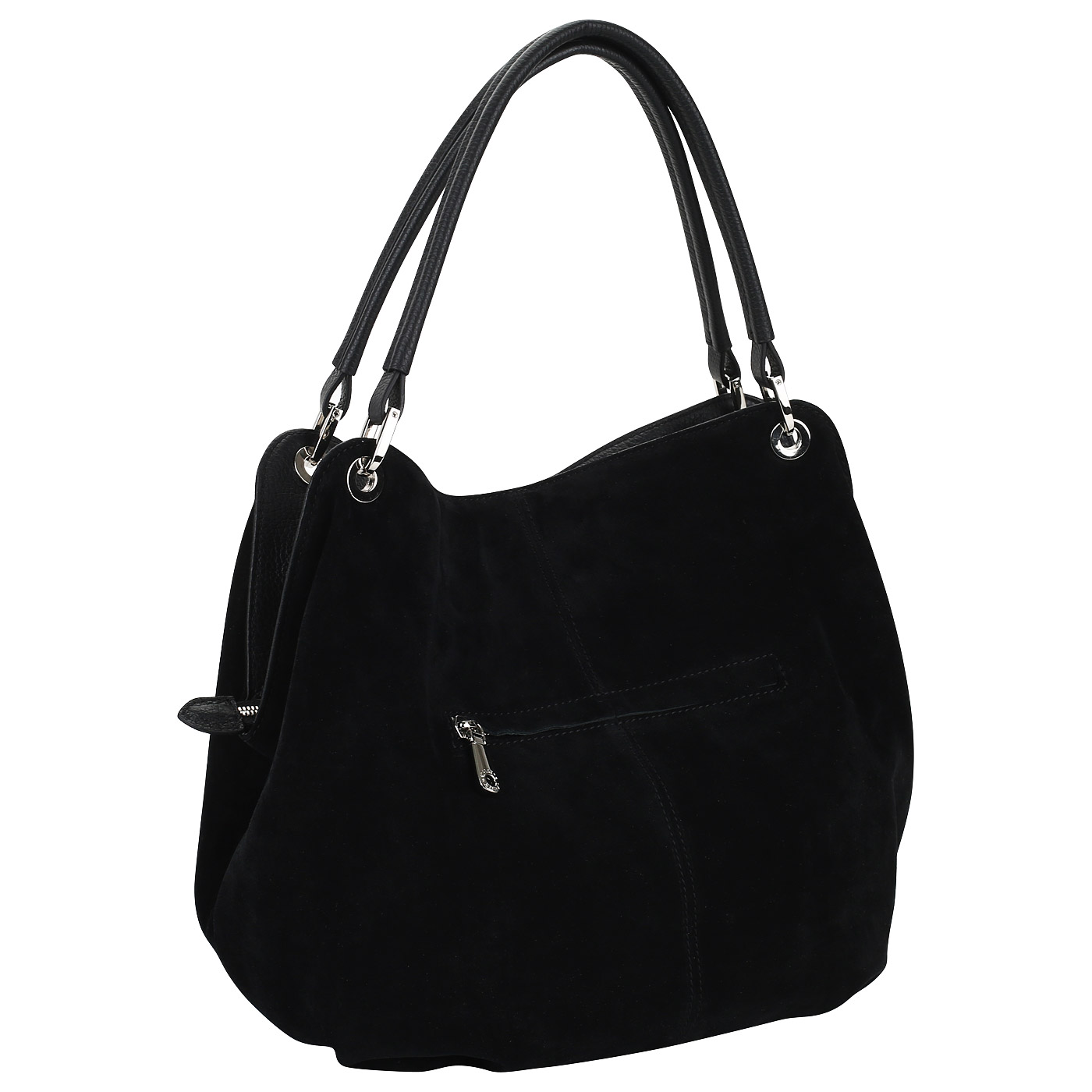 Мягкая сумка из кожи и замши Chatte 