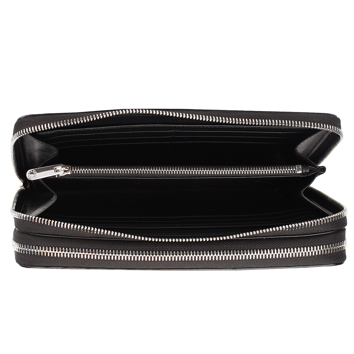 Черная кожаная барсетка Neri Karra 