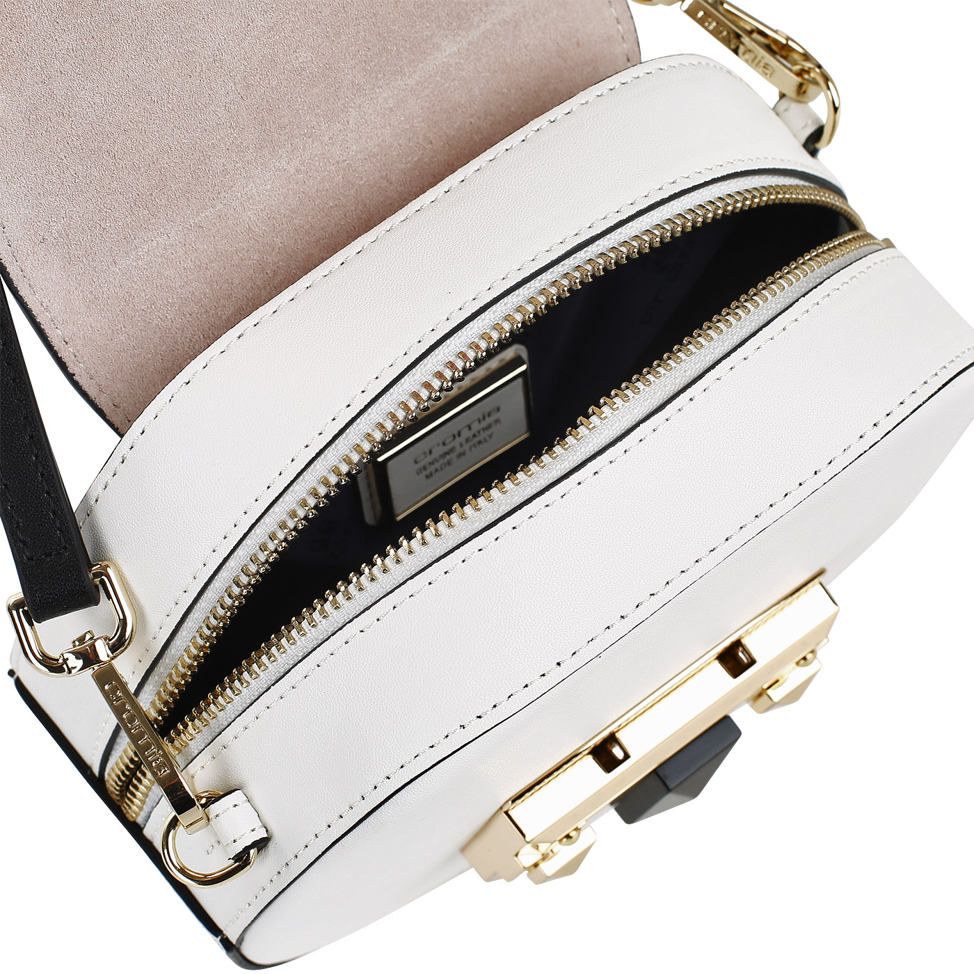 Сумка из комбинированной кожи Cromia It chanya