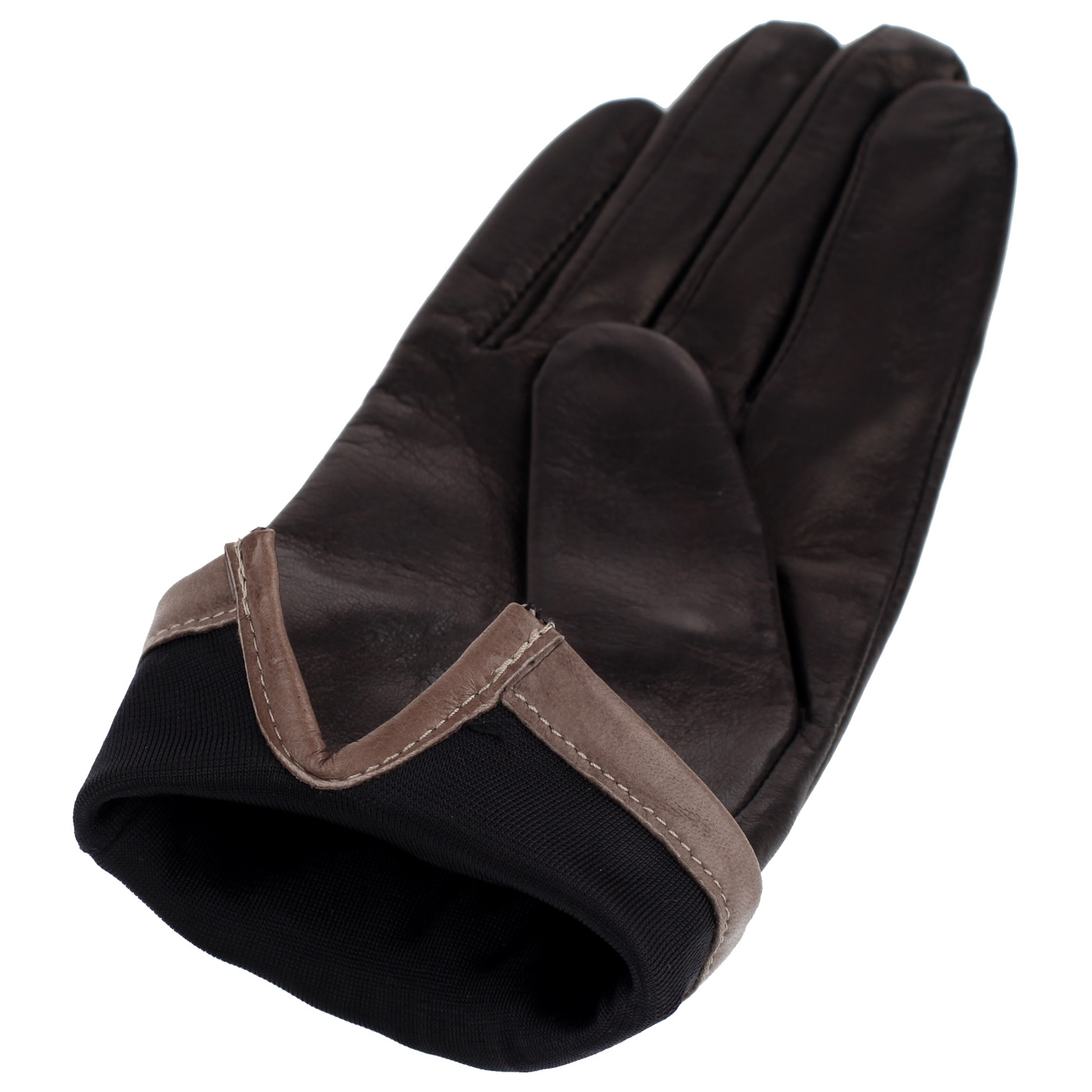 Перчатки из гладкой кожи Dal Dosso 