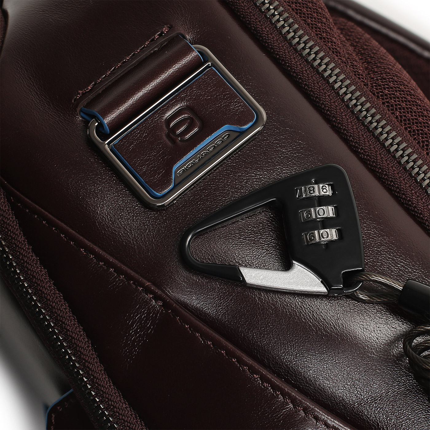 Кожаный рюкзак Piquadro Blue square