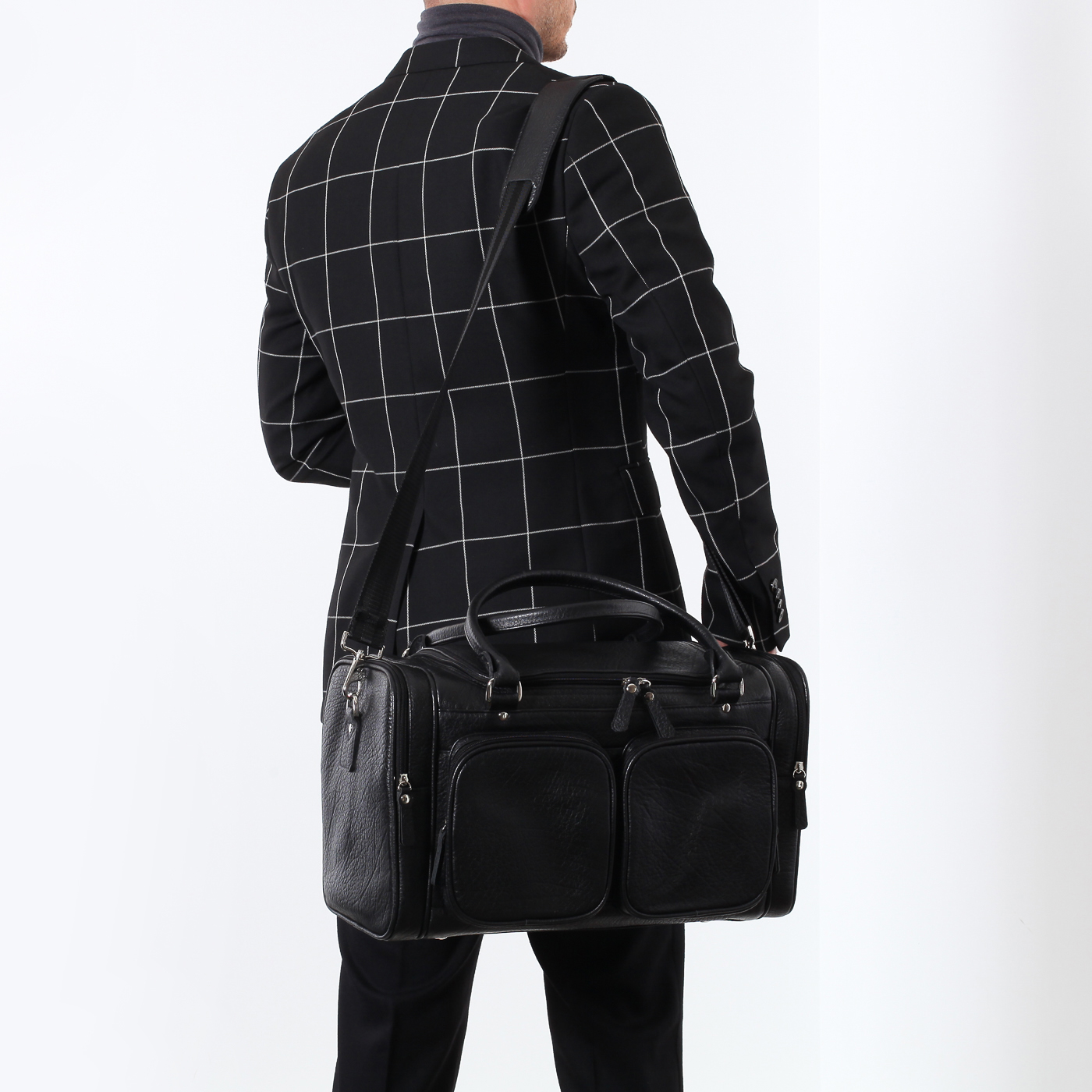 Дорожная сумка из натуральной кожи Stevens 