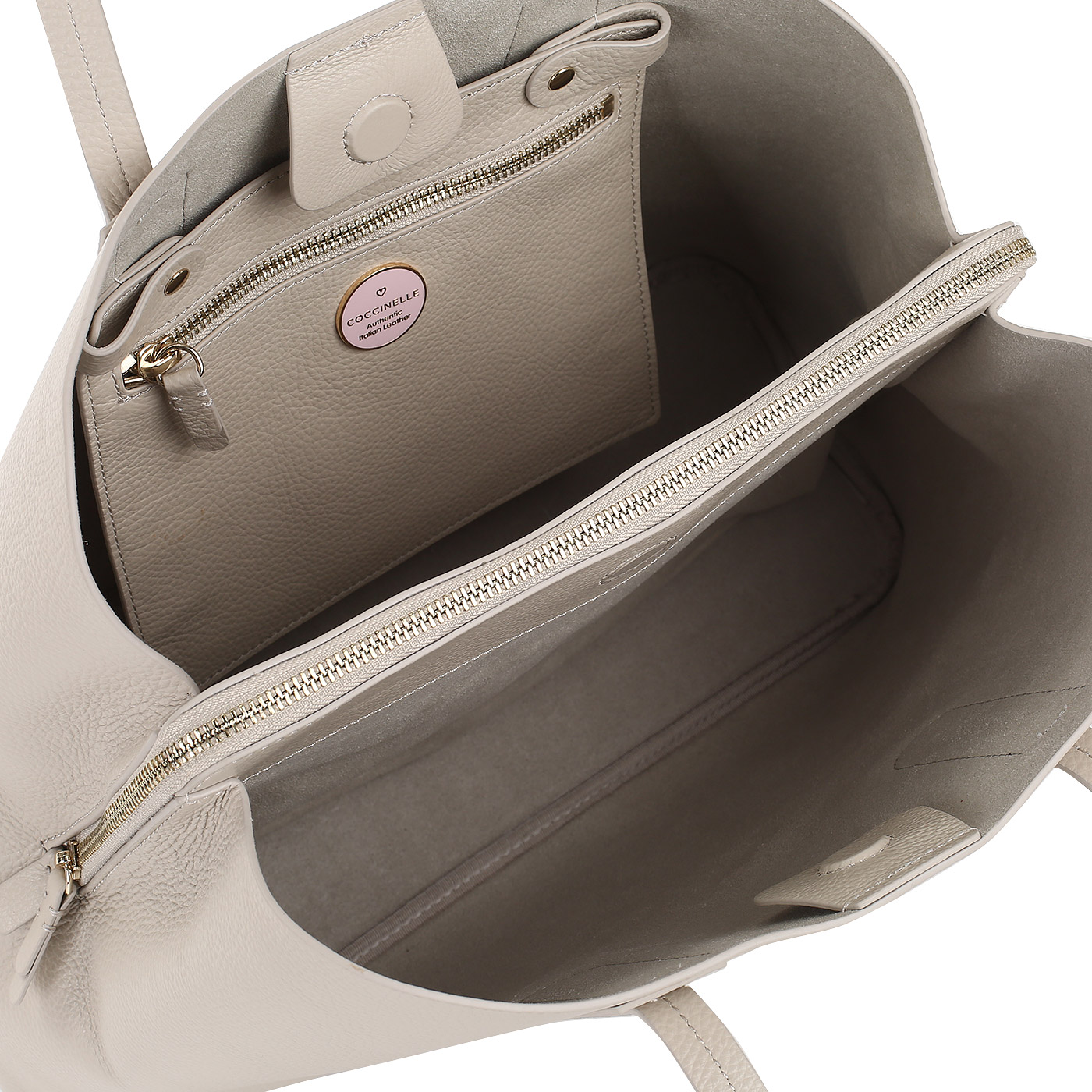 Зернистая сумка-тоут Coccinelle Dione