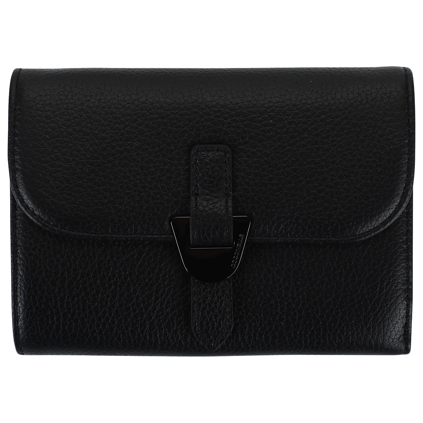 Coccinelle Черный кожаный кошелек