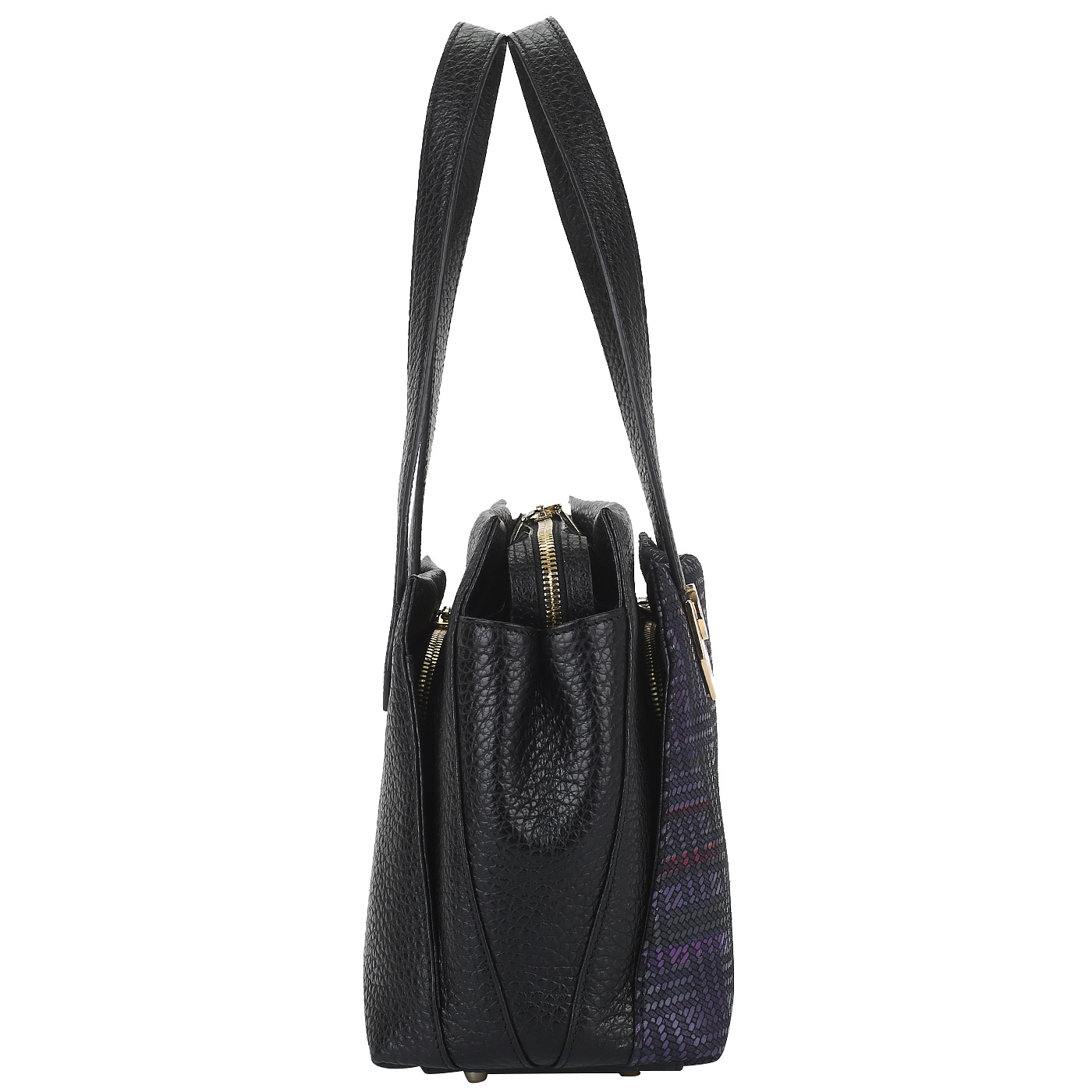 Сумка из комбинированной кожи Gilda Tonelli Cervino Galles