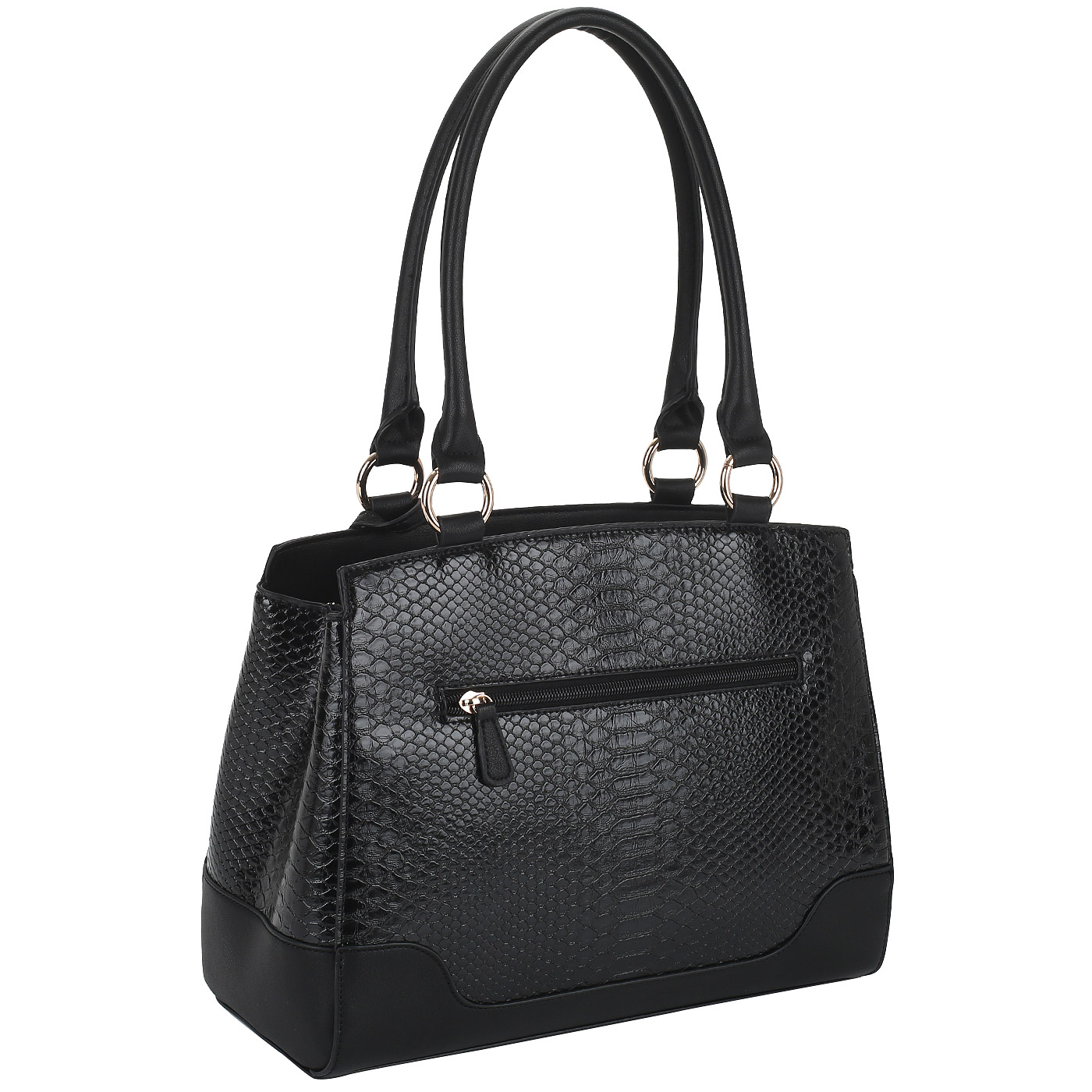 Черная комбинированная сумка Picard Snappy