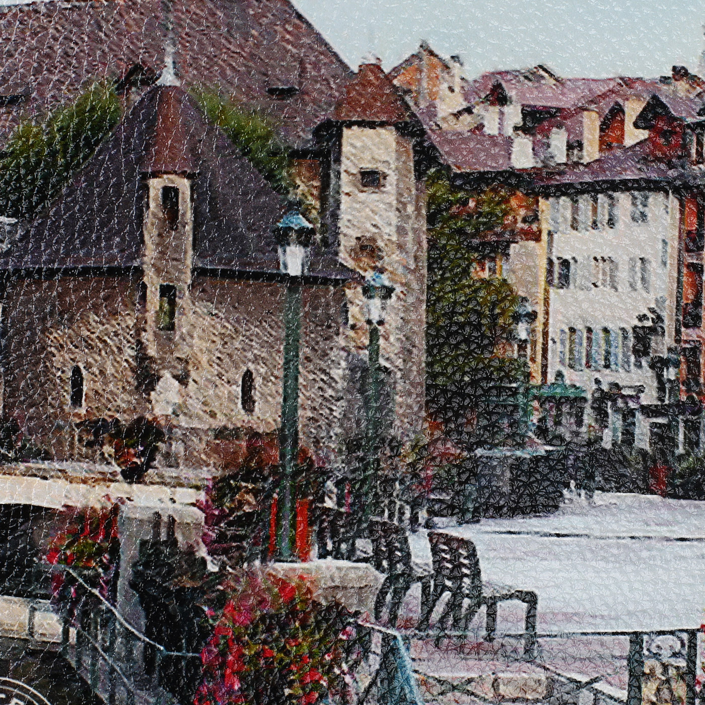 Городской рюкзак из зернистой кожи Chatte 