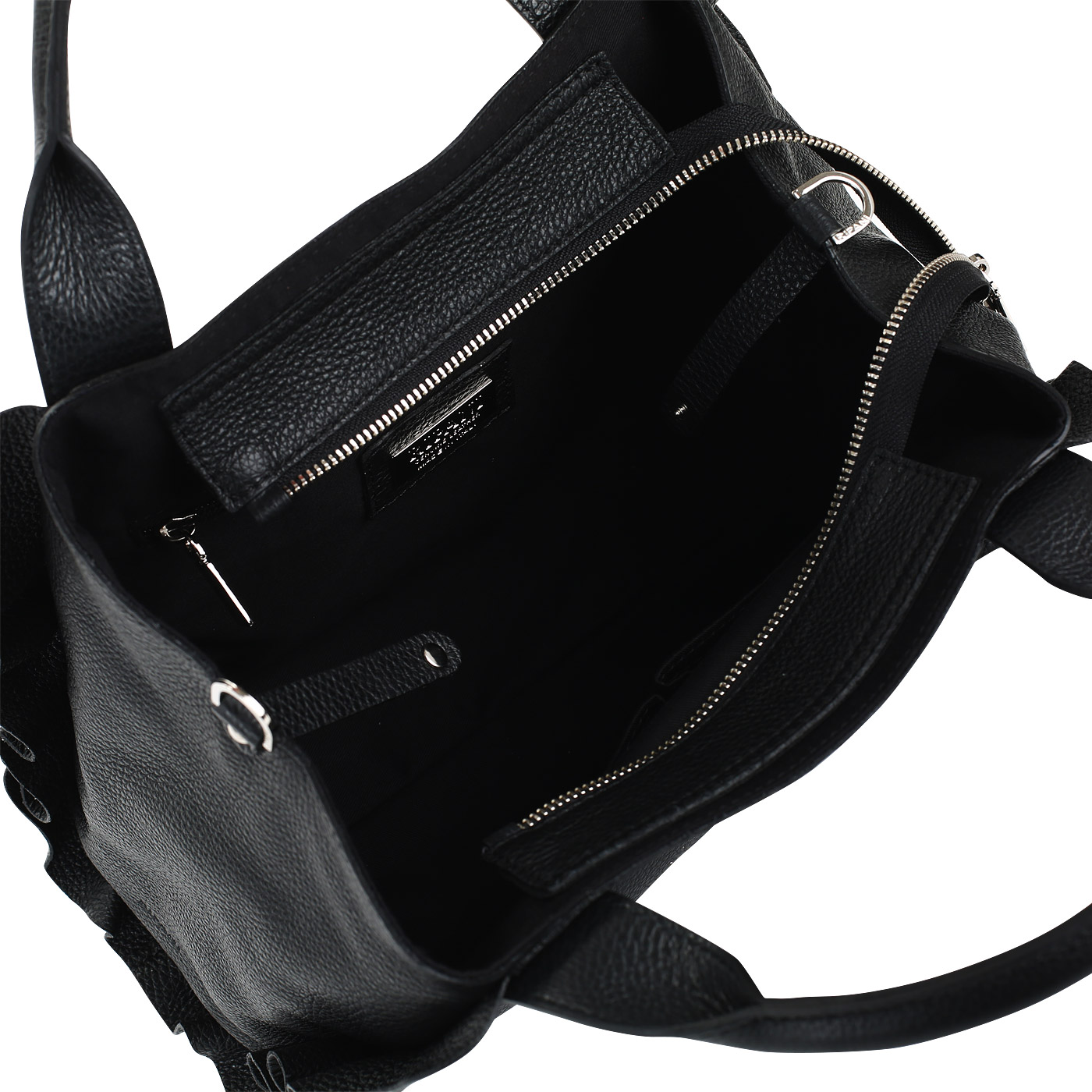 Черная кожаная сумка Ripani Medinilla