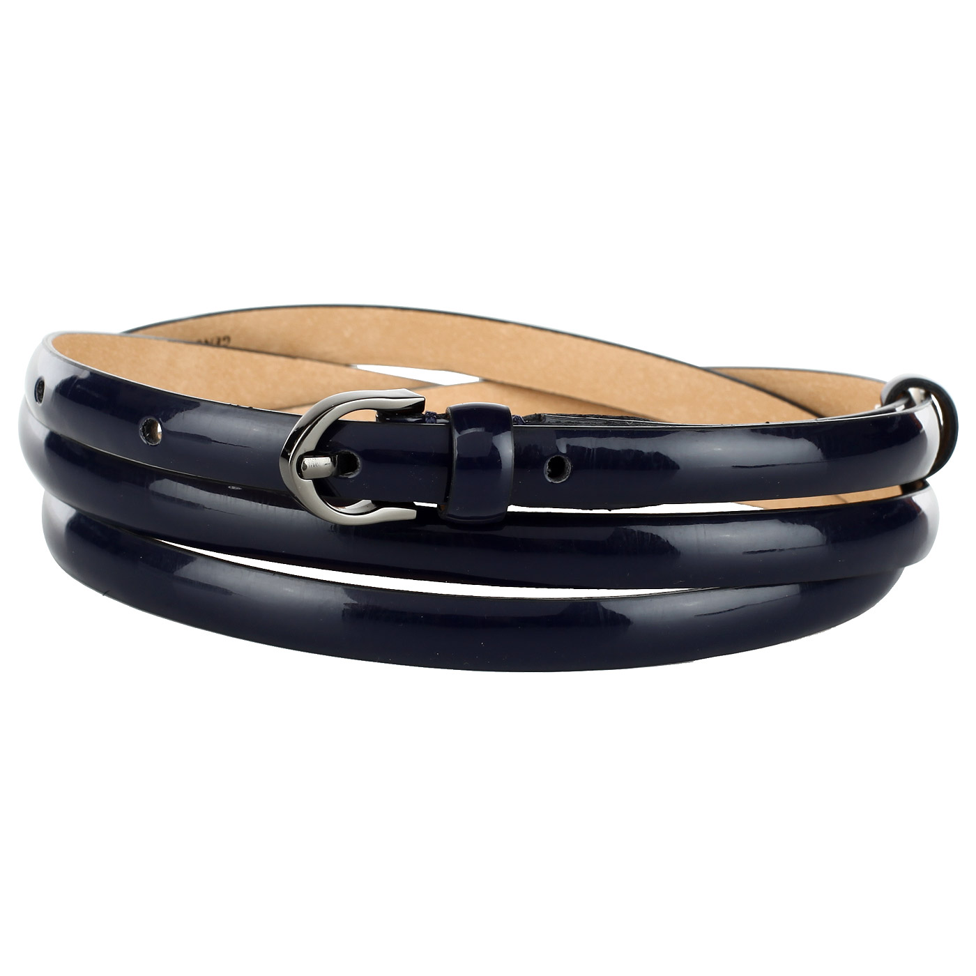 Chatte Женский лакированный ремень из натуральной кожи