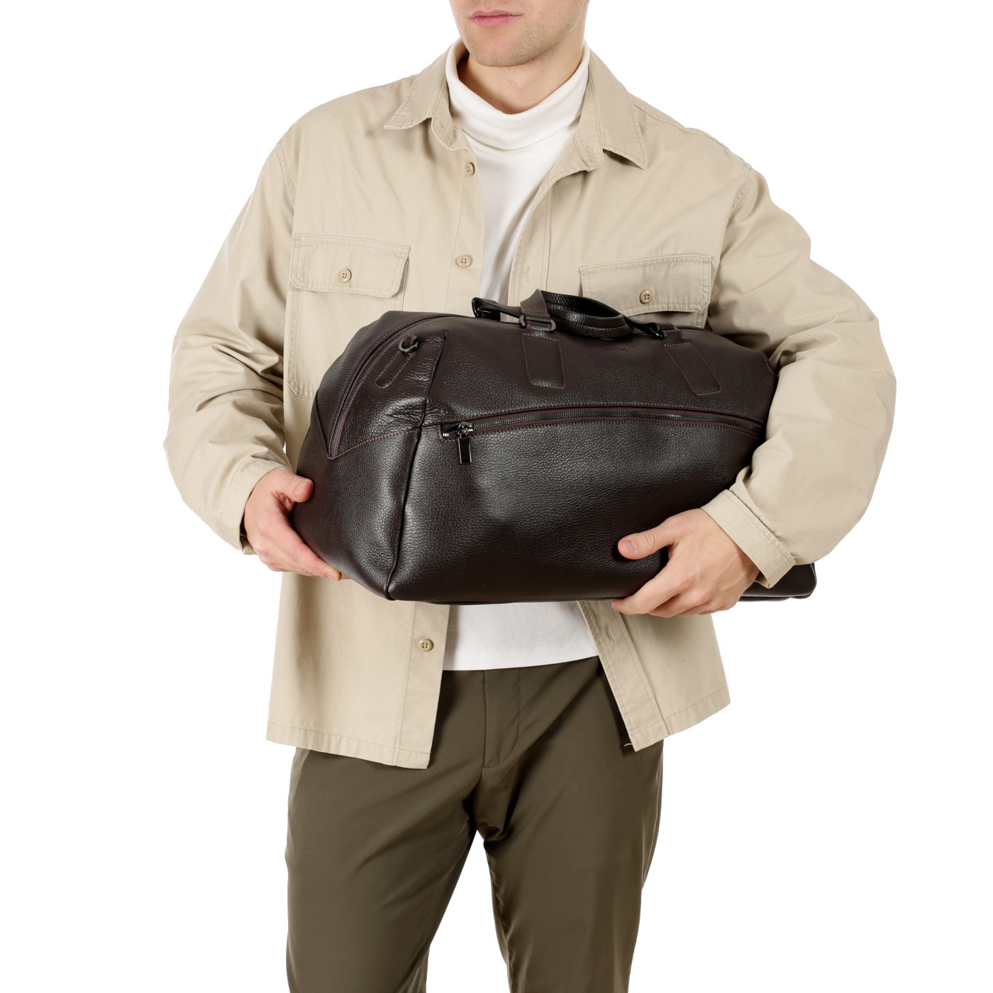 Кожаная дорожная сумка Stevens 