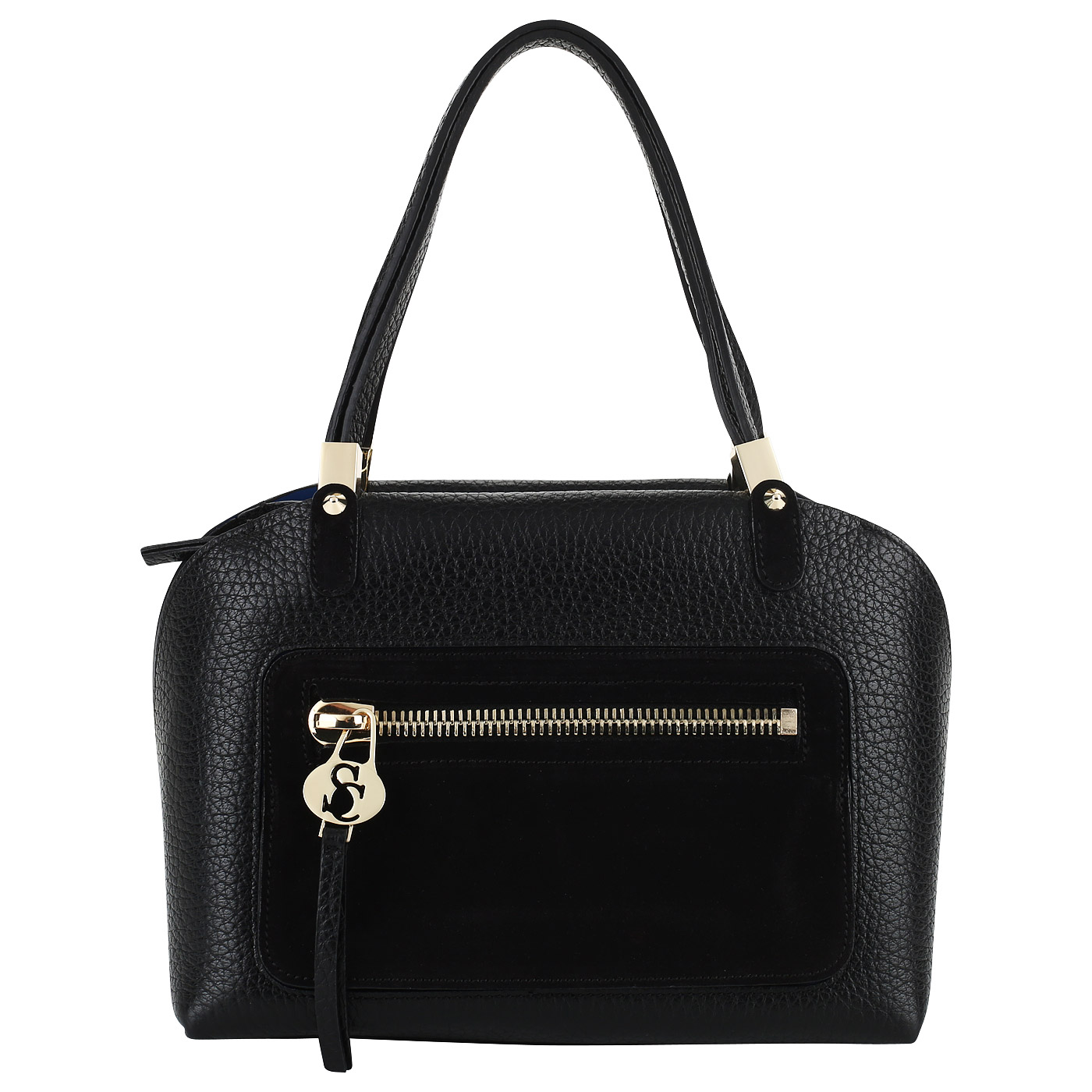 Carlo Salvatelli Кожаная сумка с двойной молнией