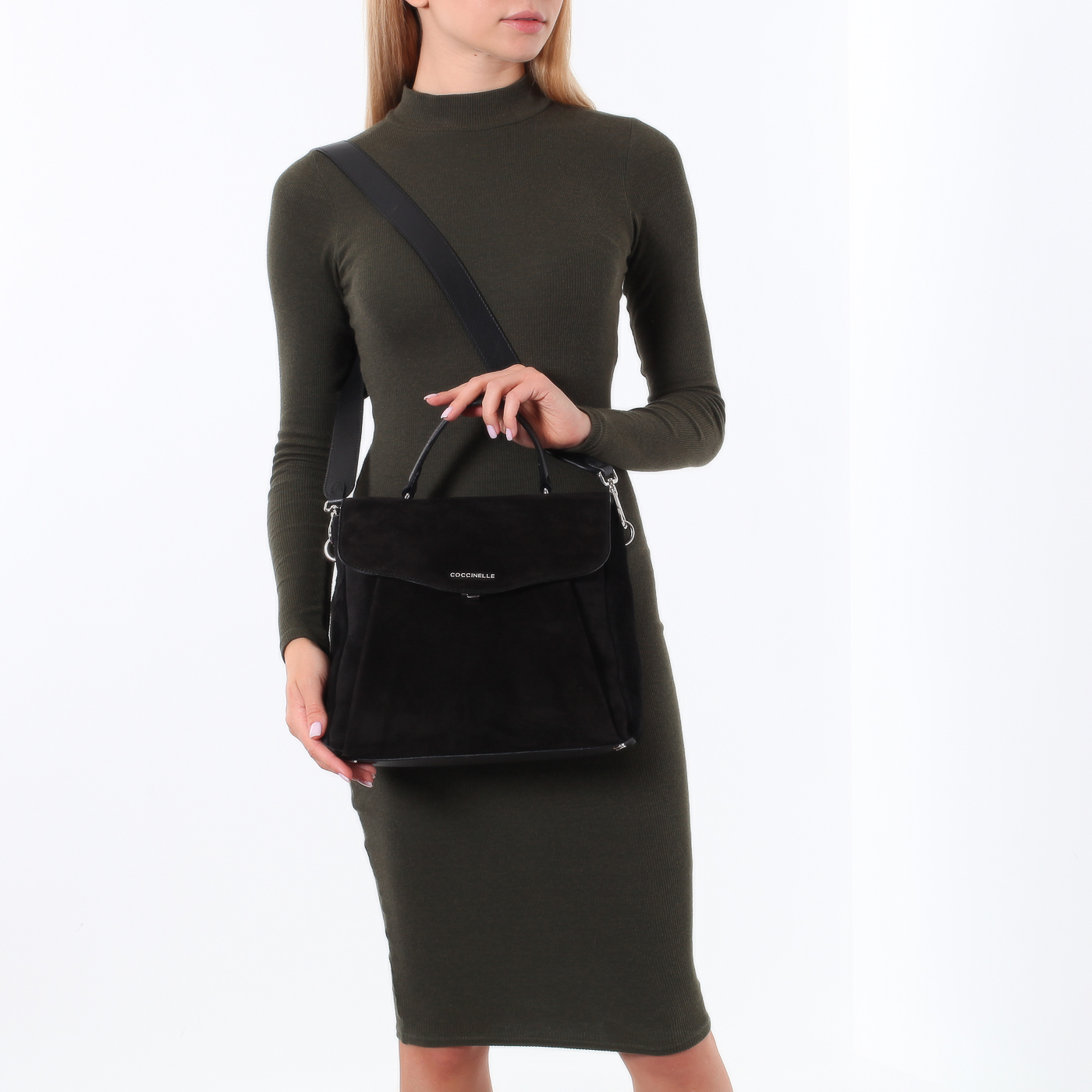 Замшевая сумка Coccinelle Andromeda suede