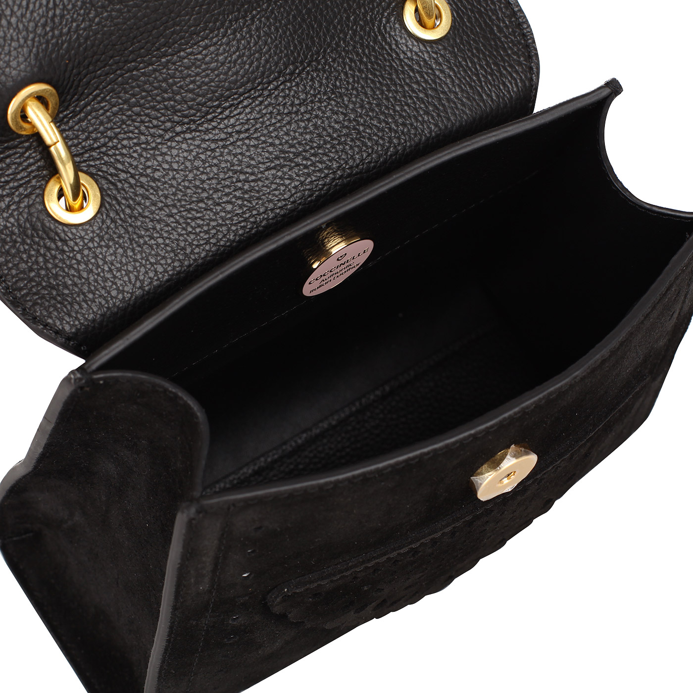 Сумочка с перфорацией Coccinelle B14 Lace suede