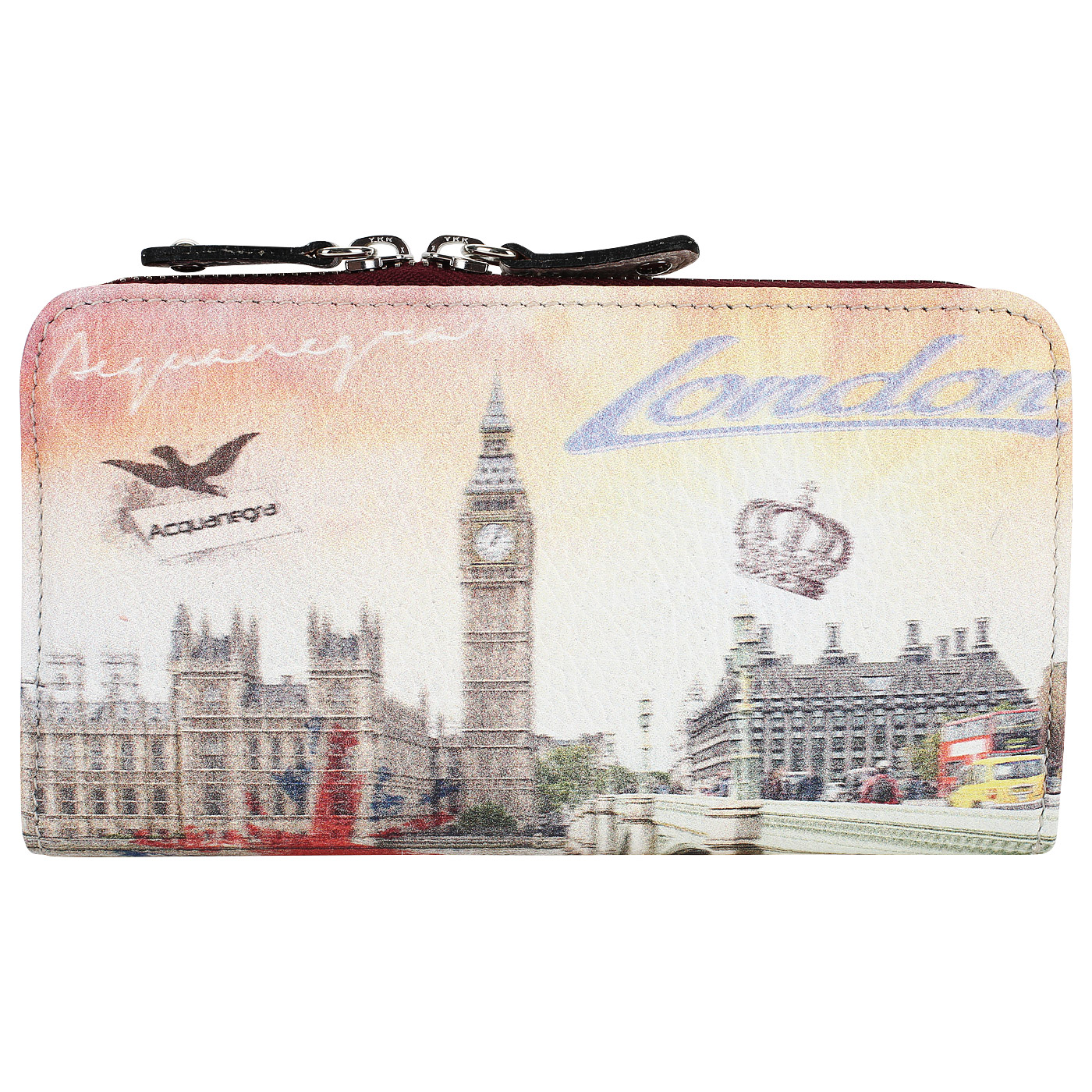 Женское портмоне на двойной молнии Acquanegra London