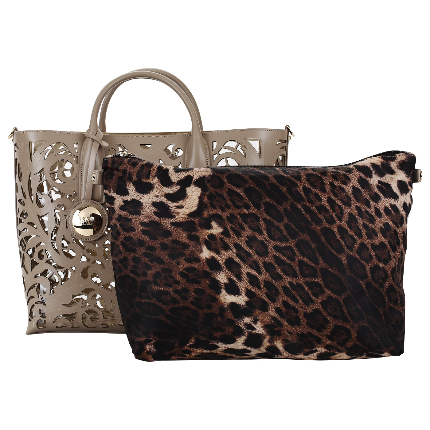 Сумка с перфорацией Cavalli Class Brigitte