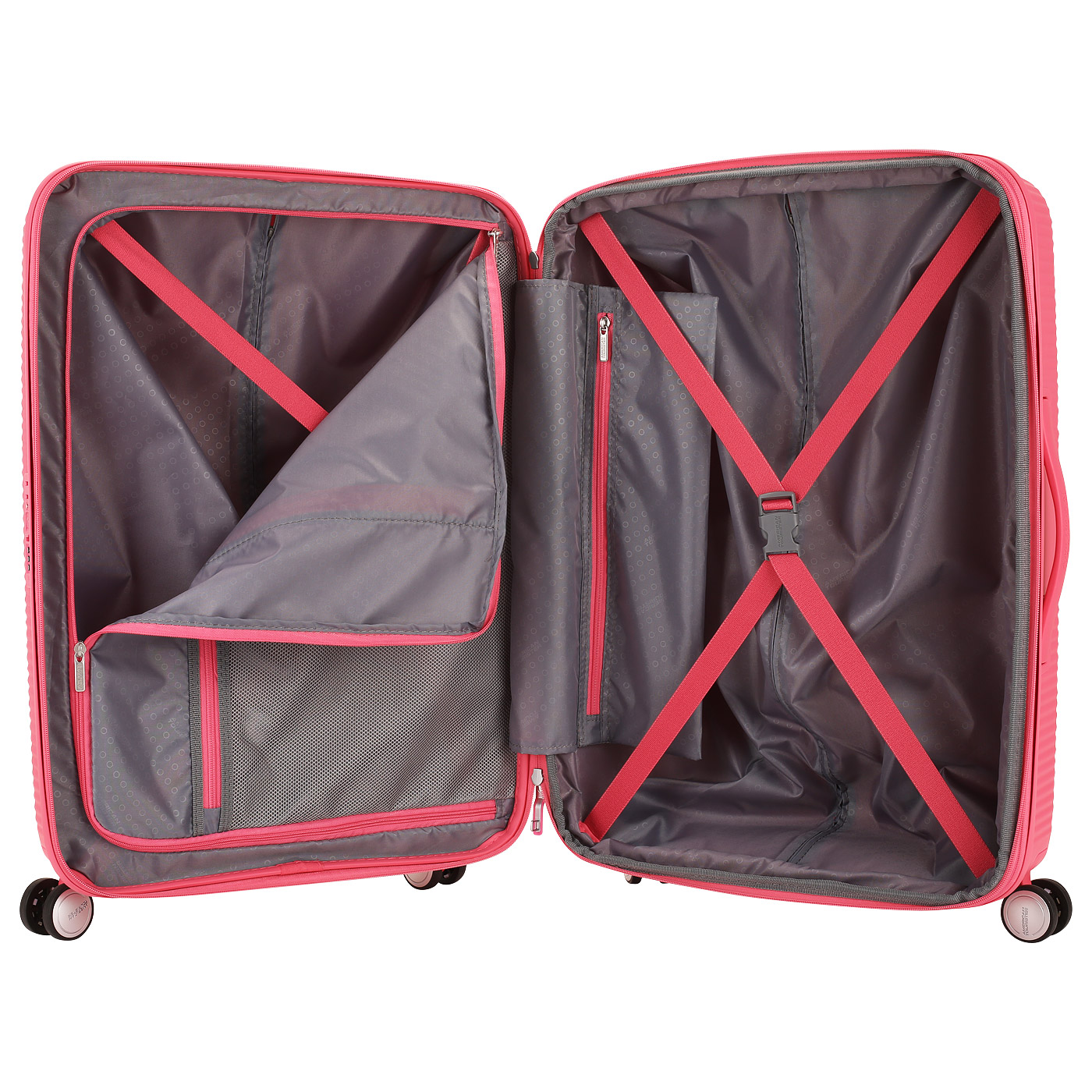 Чемодан средний M из полипропилена с кодовым замком American Tourister Soundbox