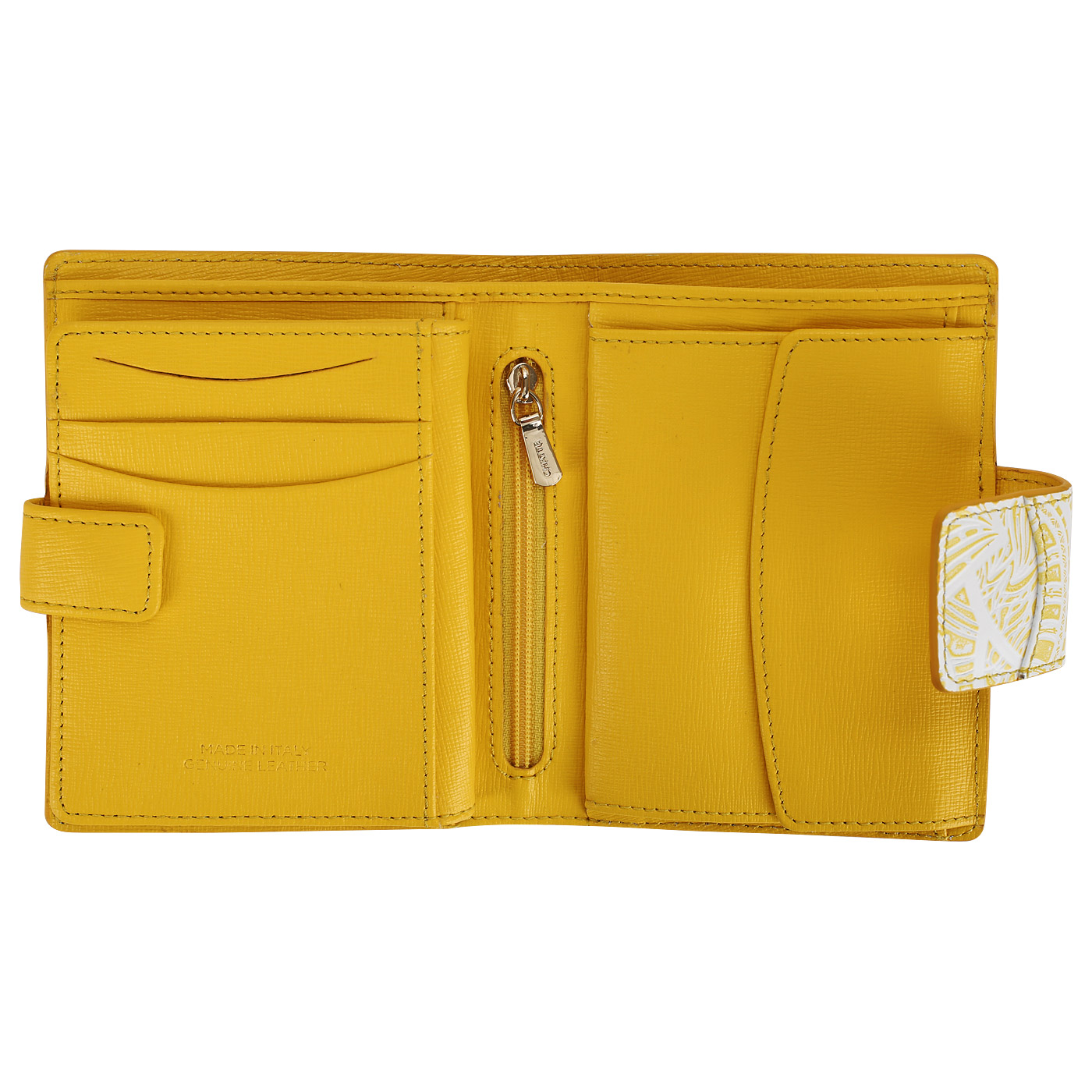 Компактный кожаный кошелек Chatte Bloom