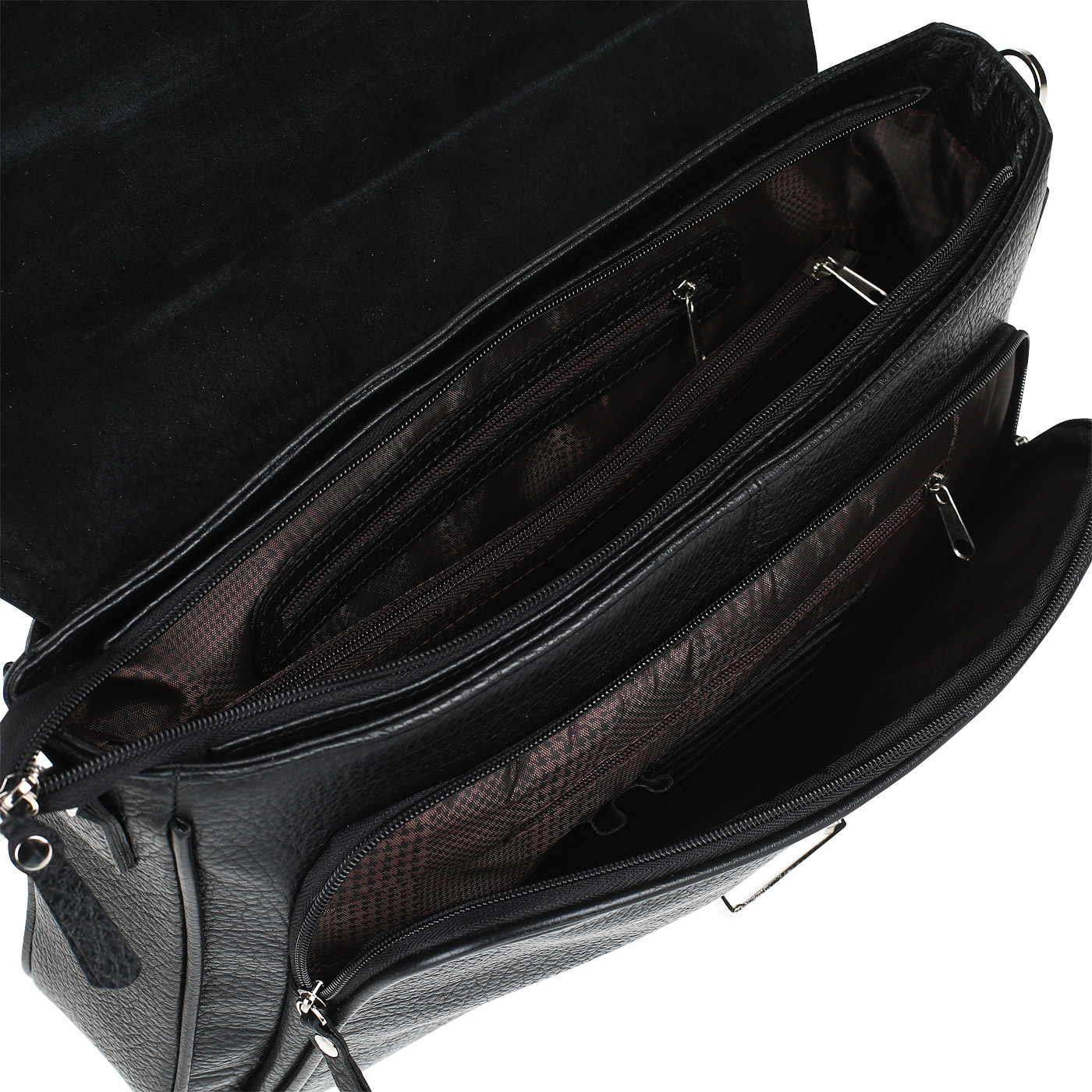 Кожаный деловой портфель Stevens 