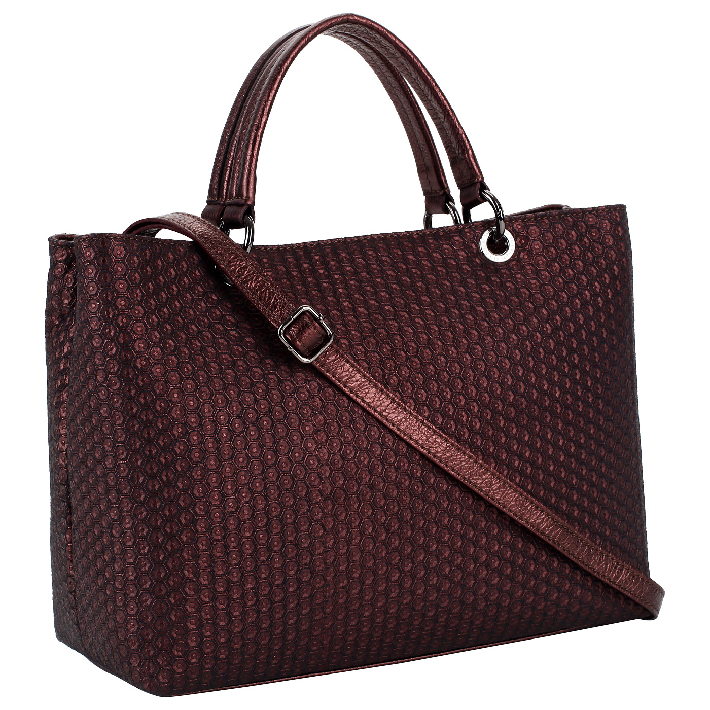 Кожаная сумка на молнии Sara Burglar Cherie Cometa