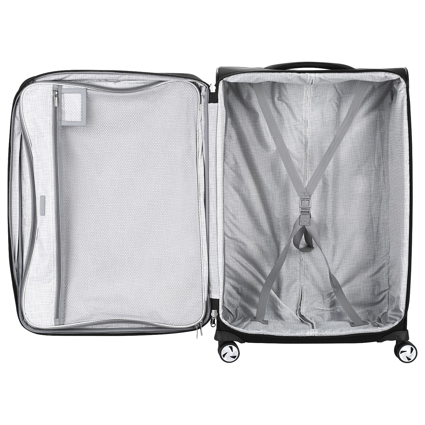 Чемодан большой L тканевый с кодовым замком Ricardo Seahaven