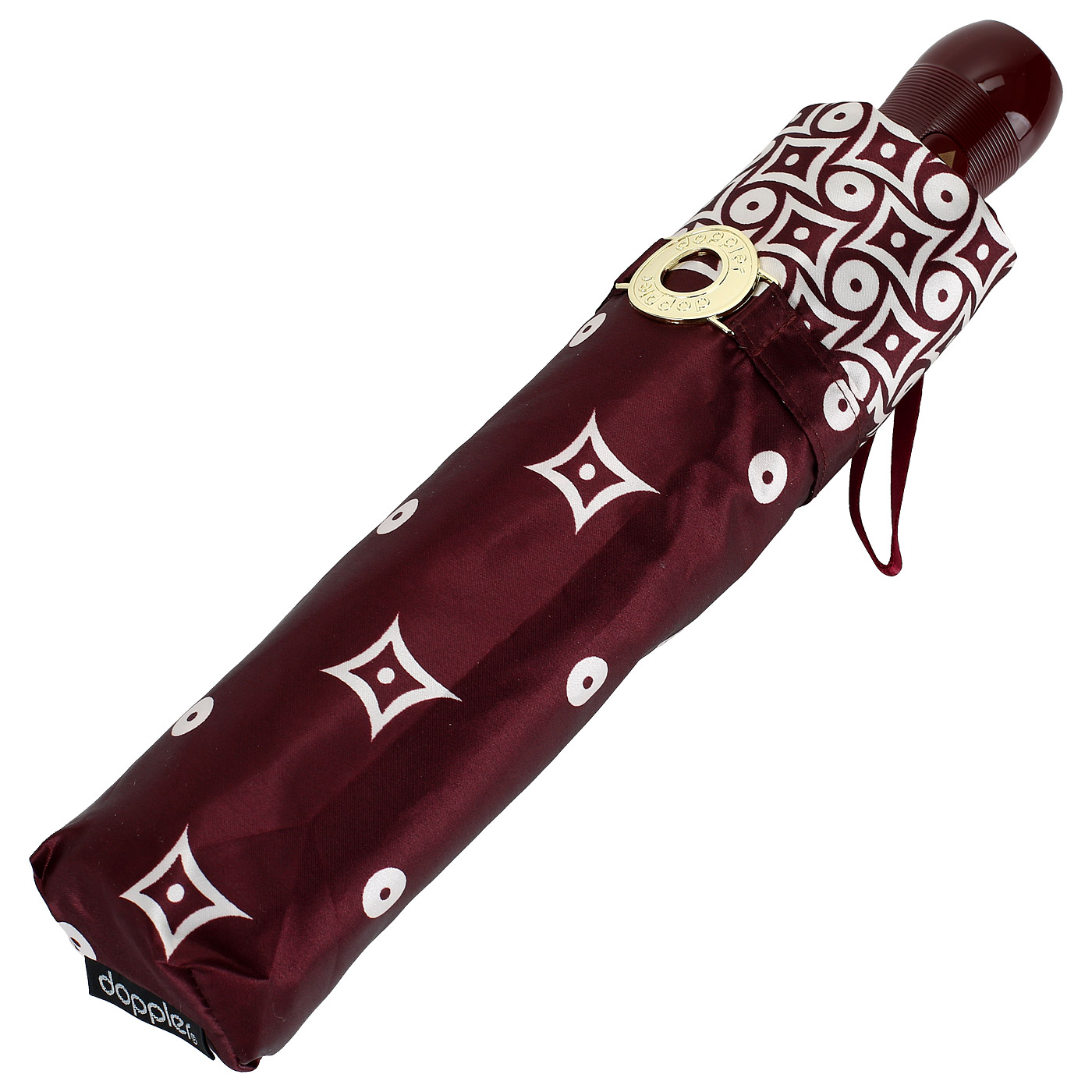 Бордовый женский зонт Doppler Dual