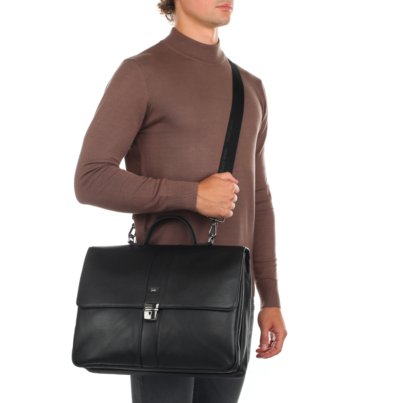 Портфель из кожи Braun Buffel Turin