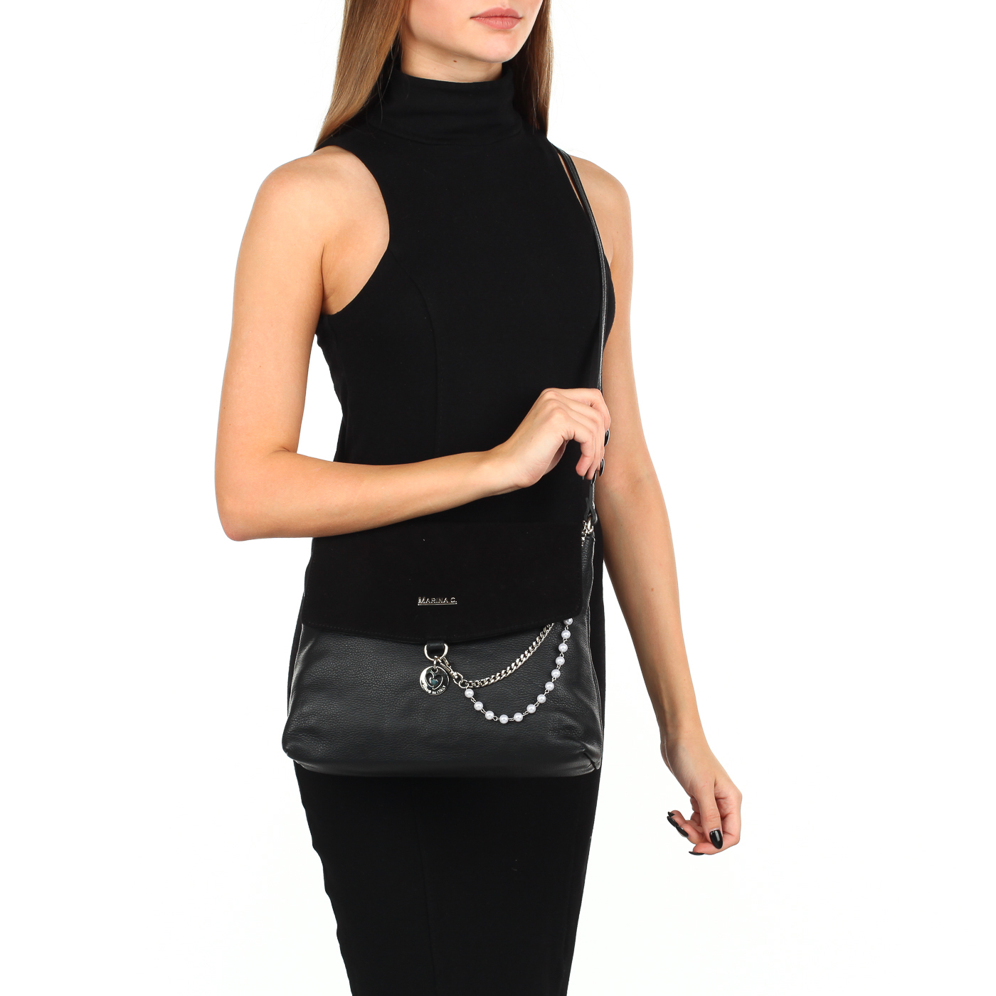 Комбинированная сумочка Marina Creazioni 