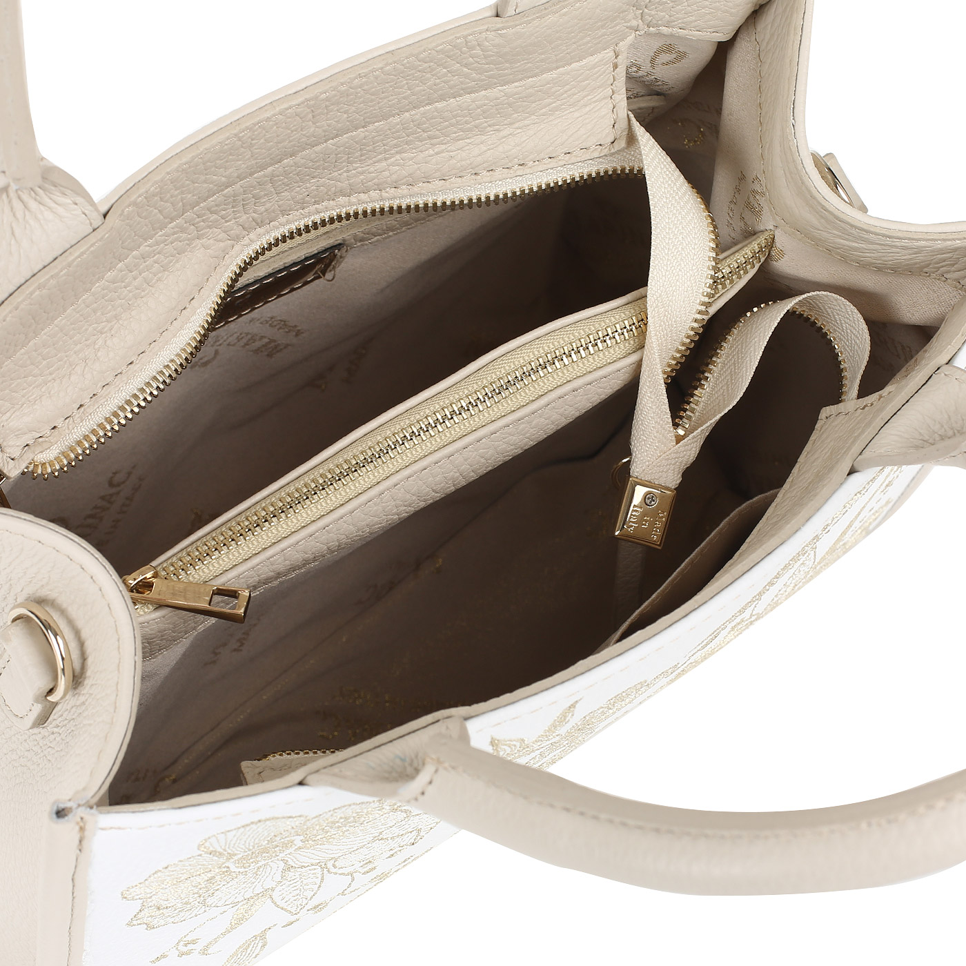 Сумка с цветочной вышивкой Marina Creazioni 