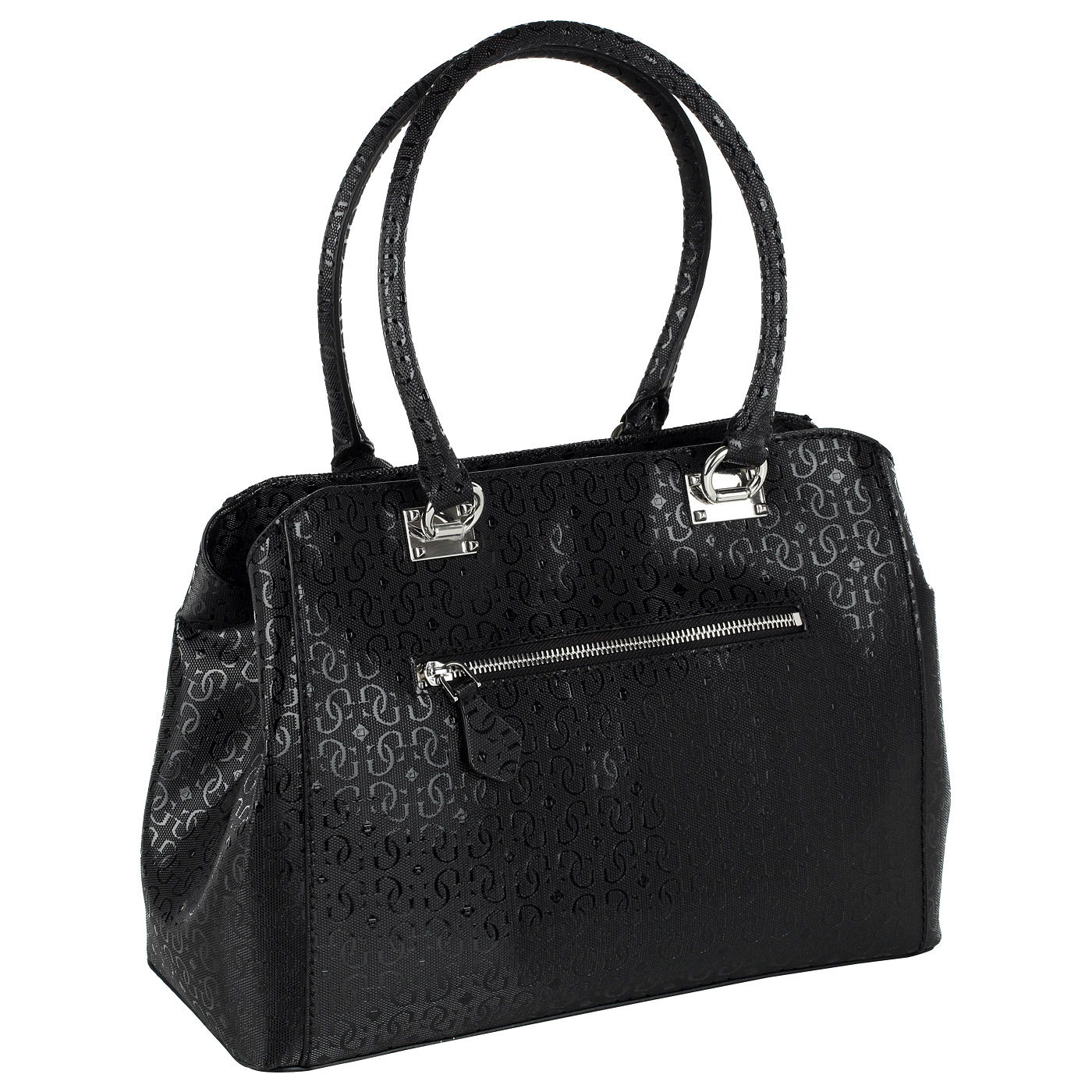 Вместительная стеганая сумка с тремя отделами Guess Halley