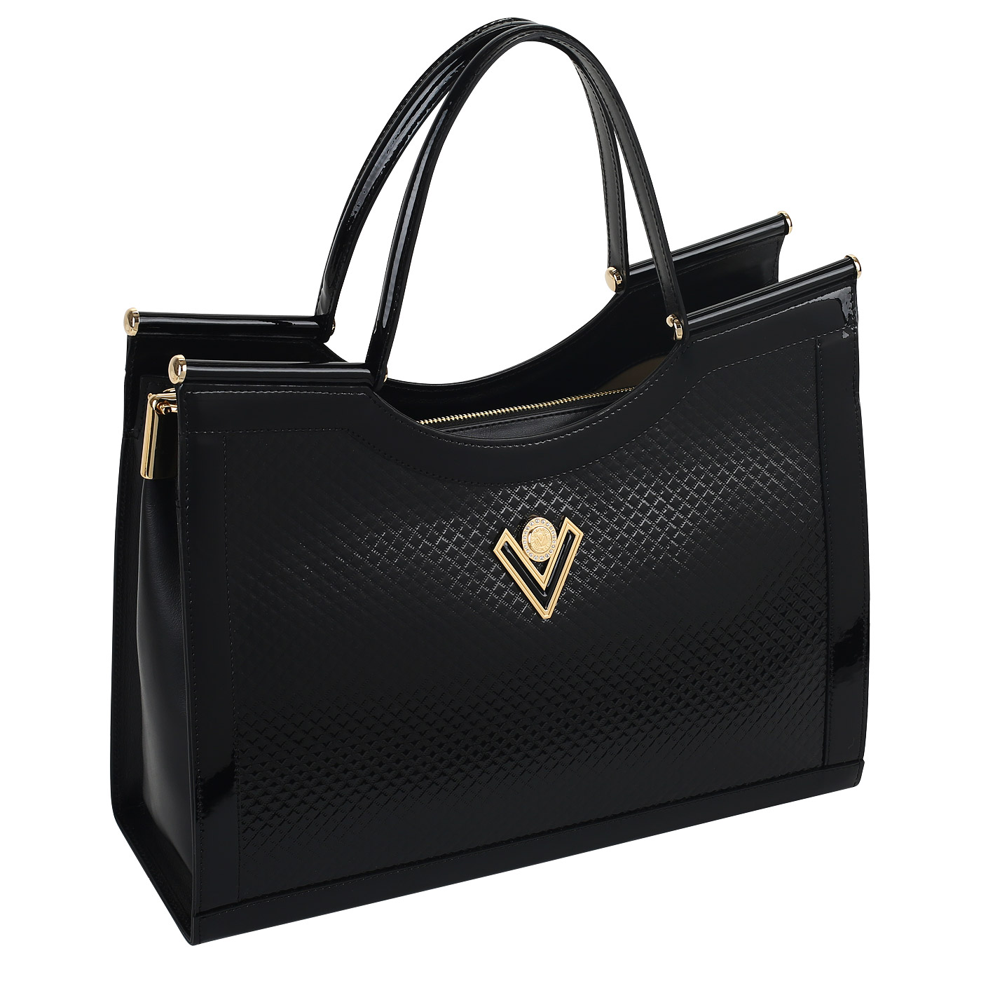 Сумка из тисненой кожи Valentino Orlandi Clarissa