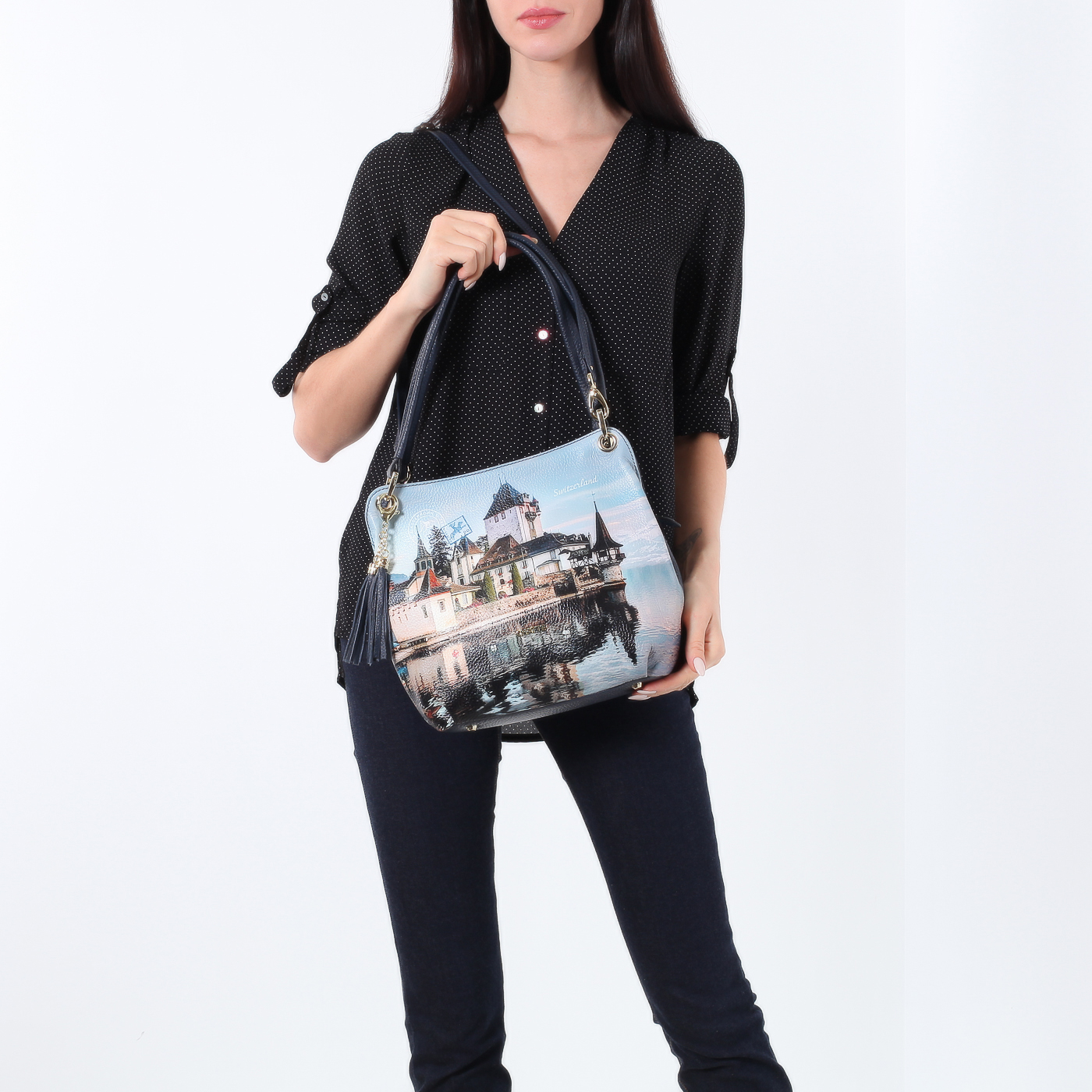 Сумка с принтом Chatte 