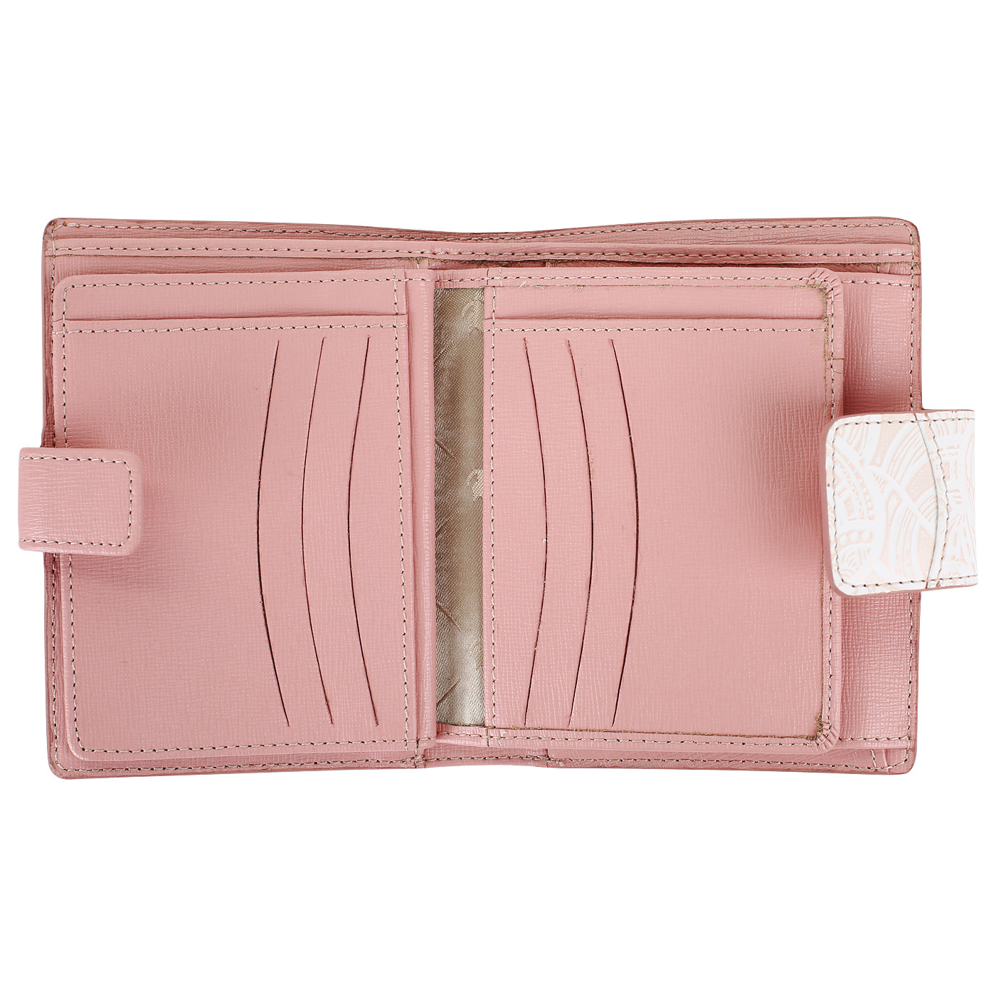 Кожаный кошелек на кнопке Chatte Bloom