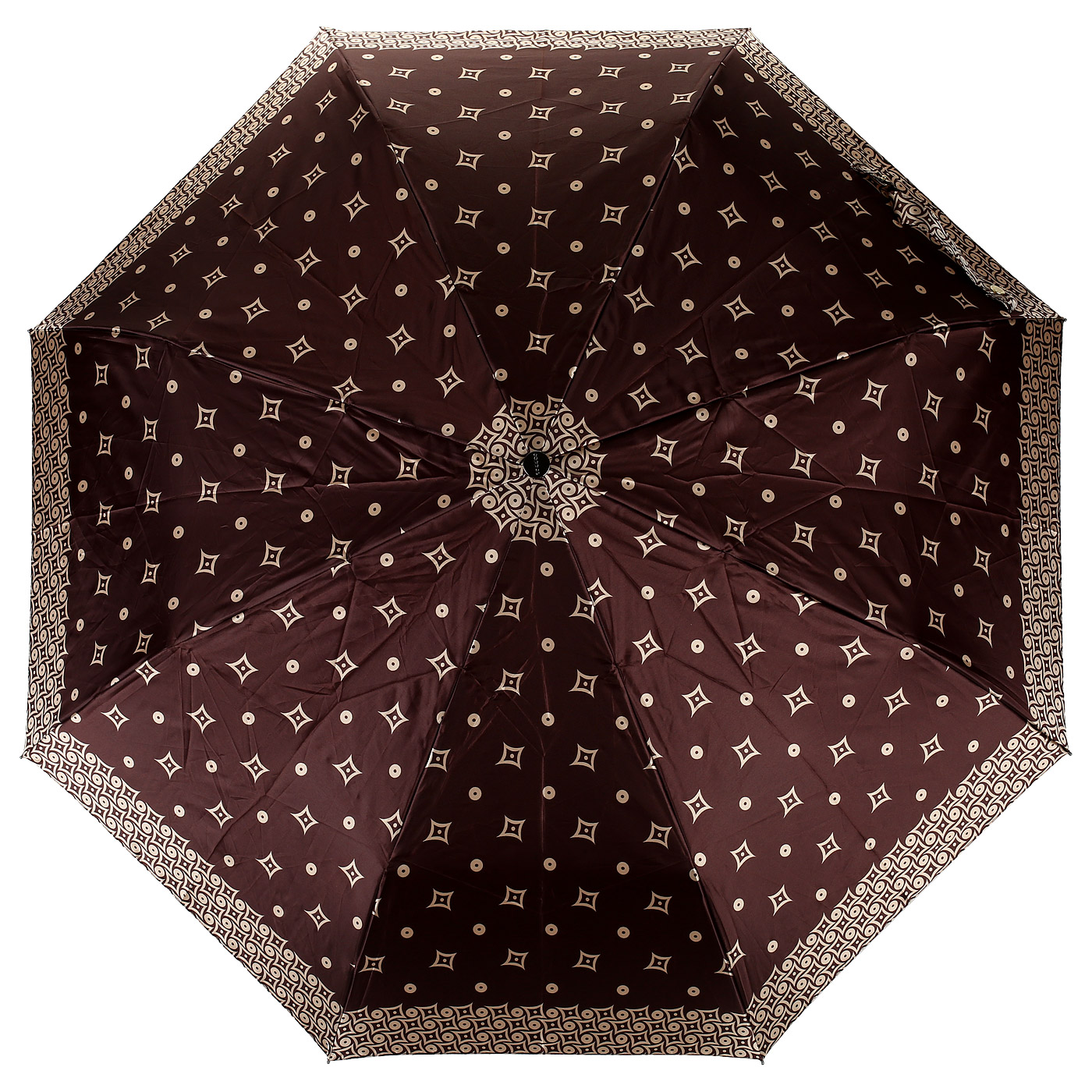 Коричневый женский зонт Doppler Dual