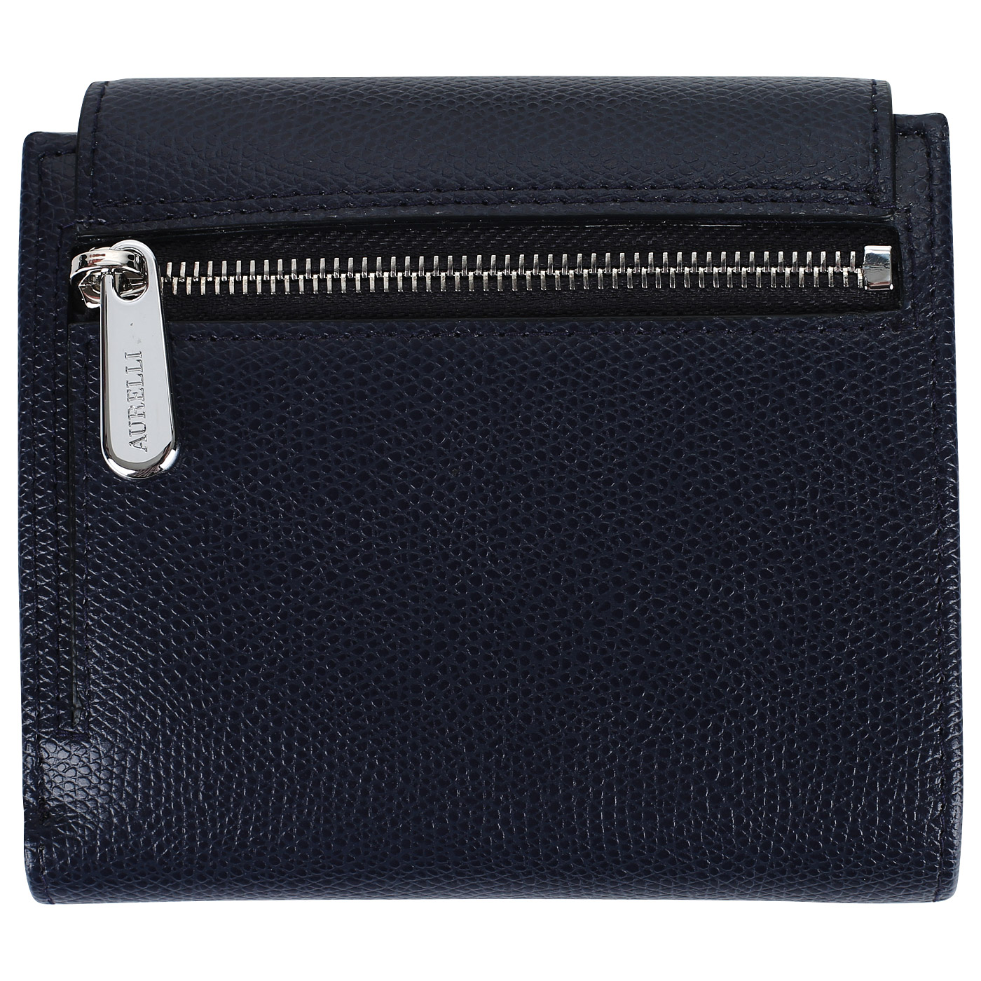 Синий кожаный кошелек Aurelli Alma fantasia