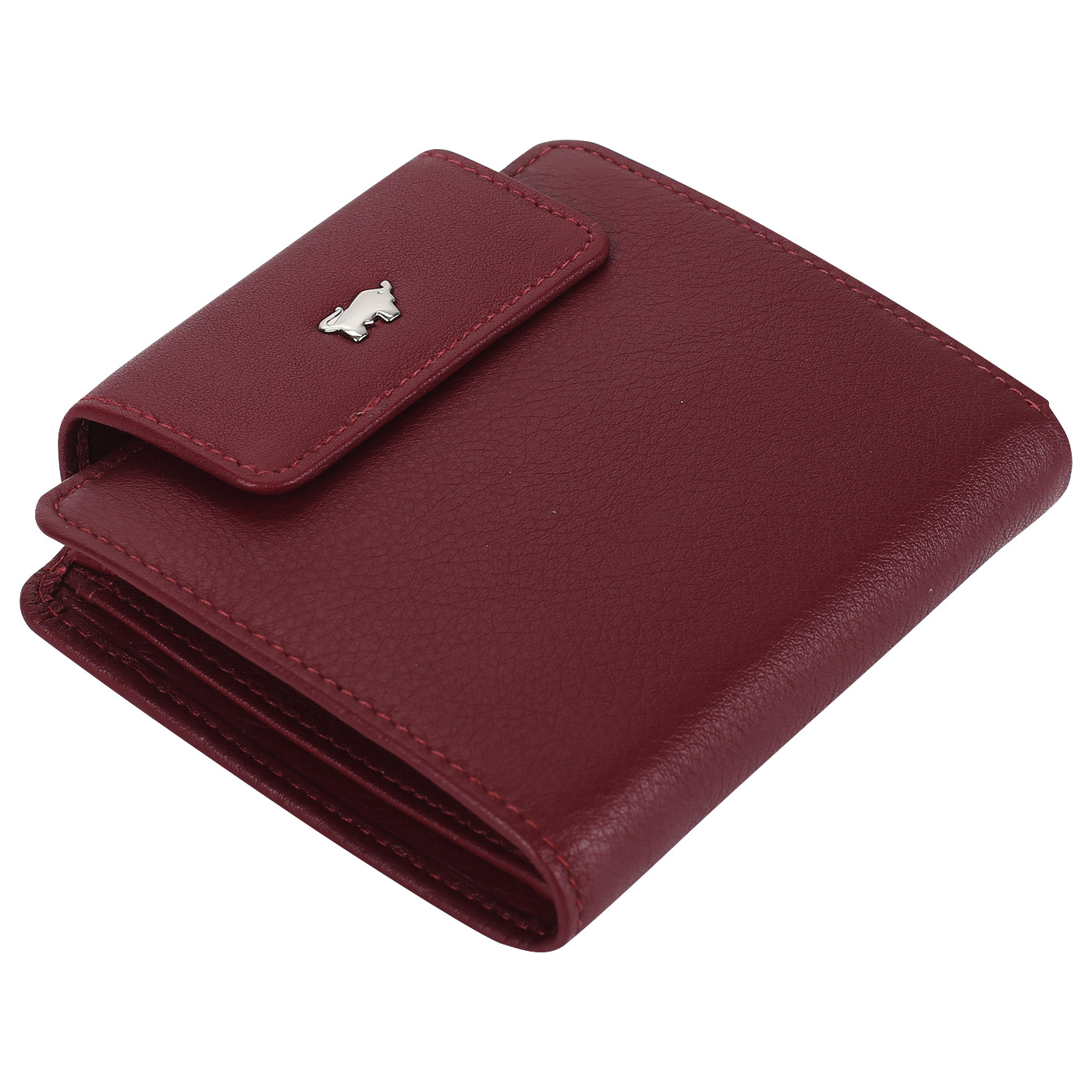 Бордовый кожаный кошелек Braun Buffel Miami