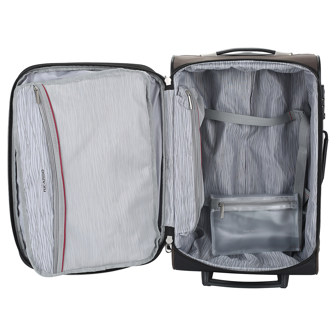 Чемодан маленький S тканевый с кодовым замком Ricardo Monterey 2.0