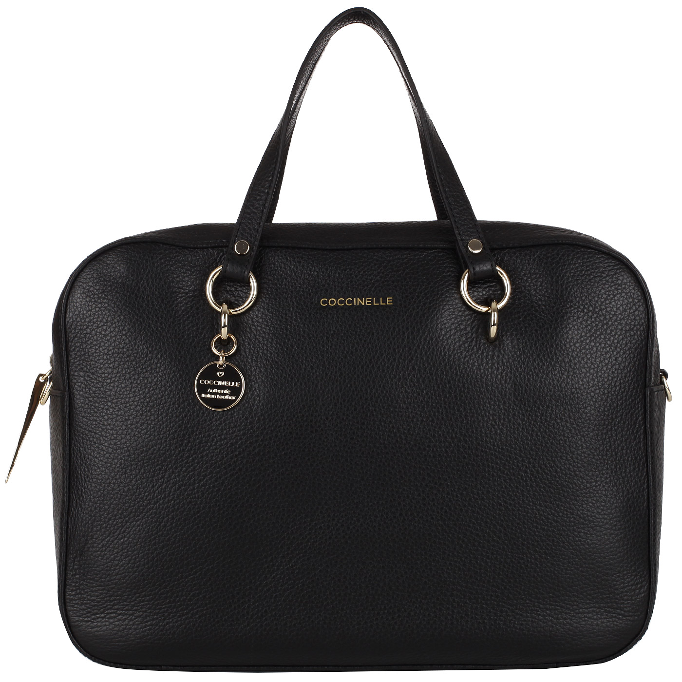 Coccinelle Черная кожаная сумка