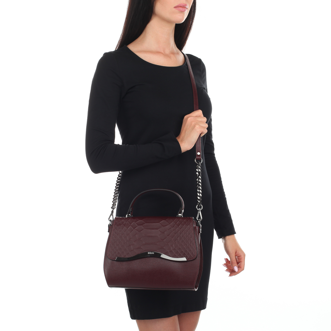 Сумка с тиснением Ripani Kenzia