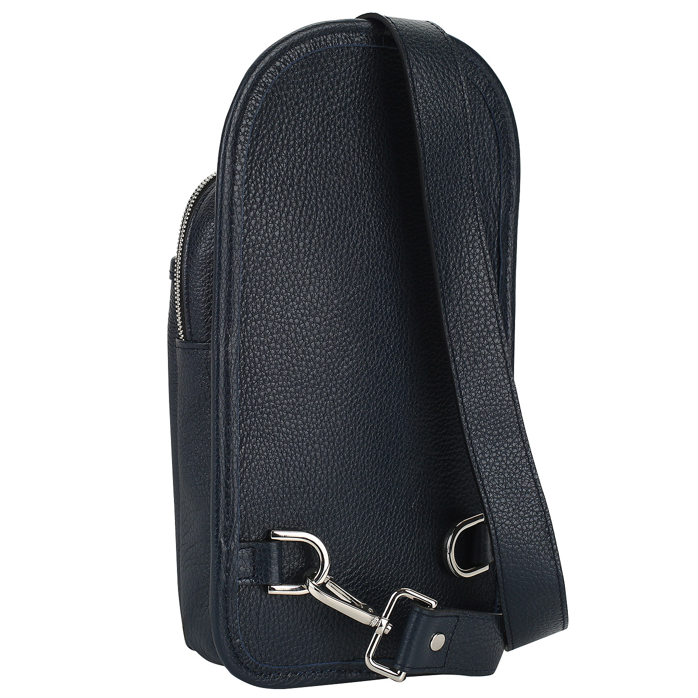 Кожаная сумка через плечо на молнии Stevens 