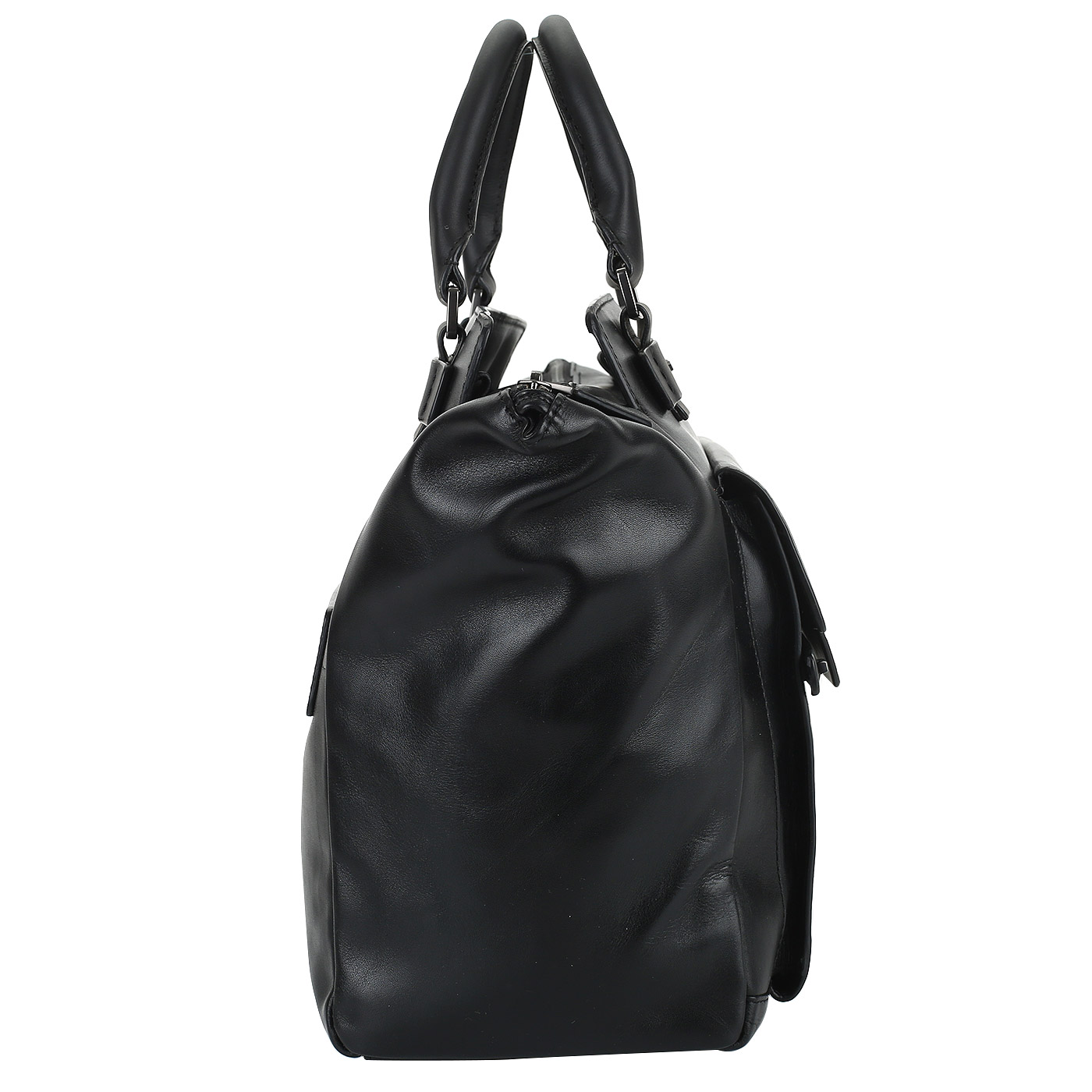 Кожаная сумка с тремя отделами Piquadro Cube