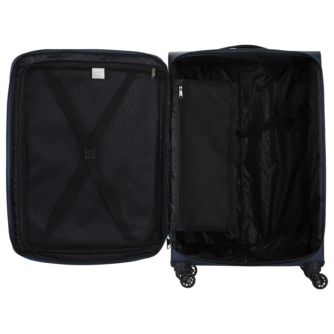 Чемодан большой L тканевый с кодовым замком Eberhart Liberty