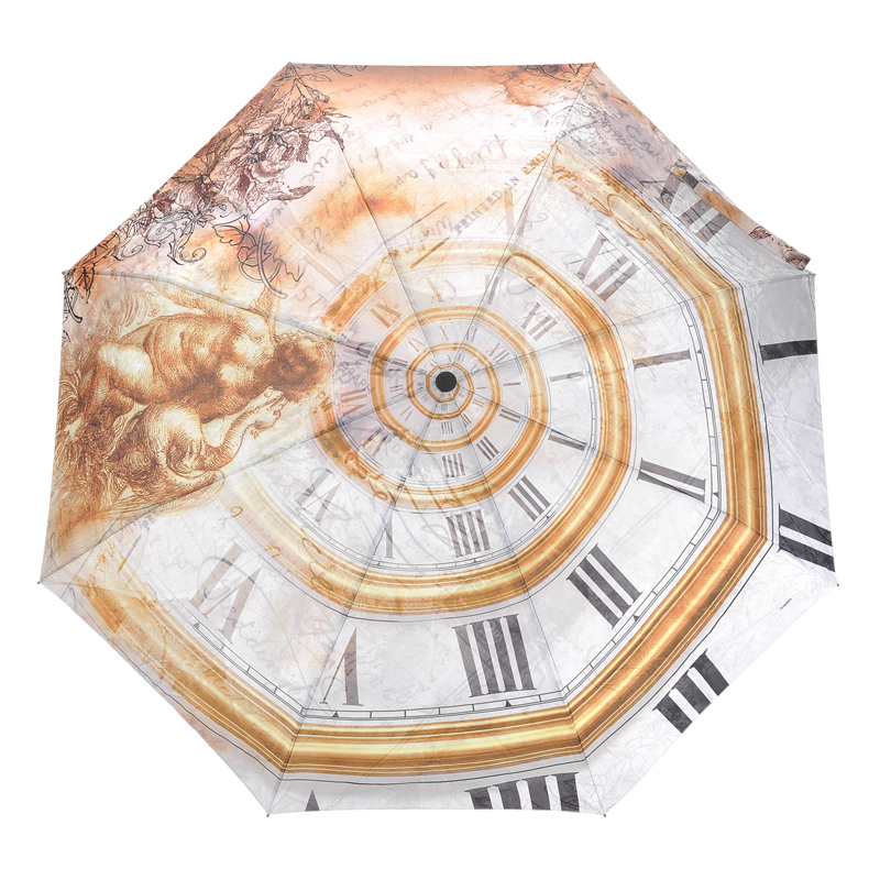 Складной зонт с принтом Raindrops 