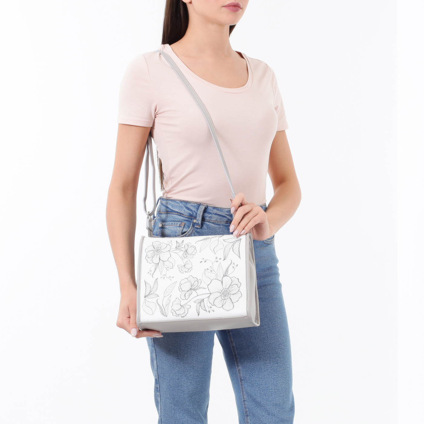 Сумочка из мягкой кожи Marina Creazioni 