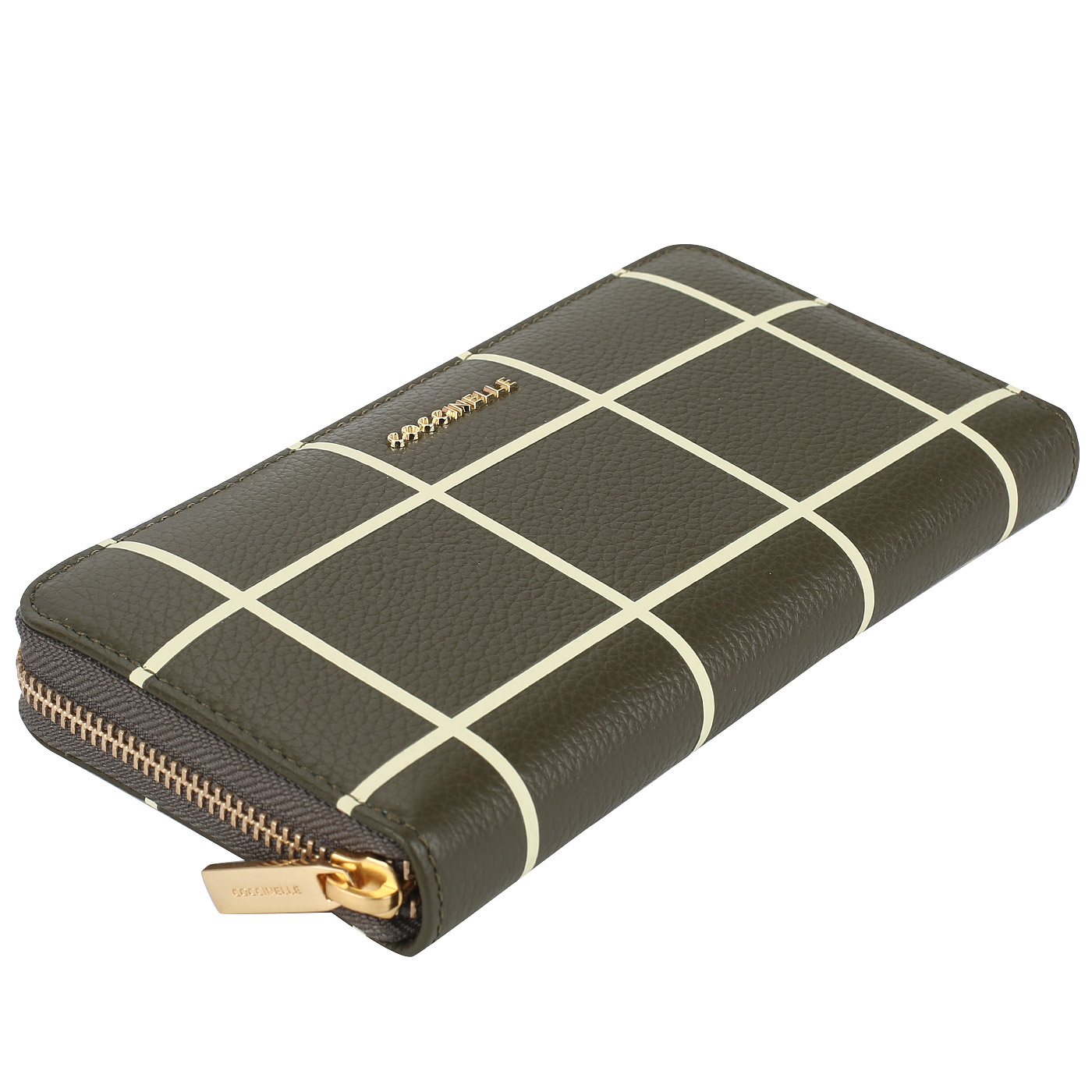 Кошелек на молнии Coccinelle Metallic Ribbon print